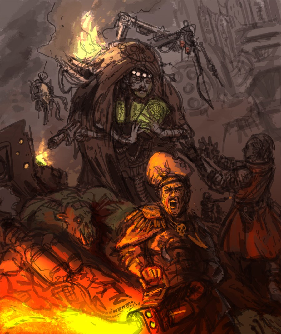 40k by Joe Duncan (Joe Cookan). Part 2 - Warhammer 40k, Wh Art, , Longpost