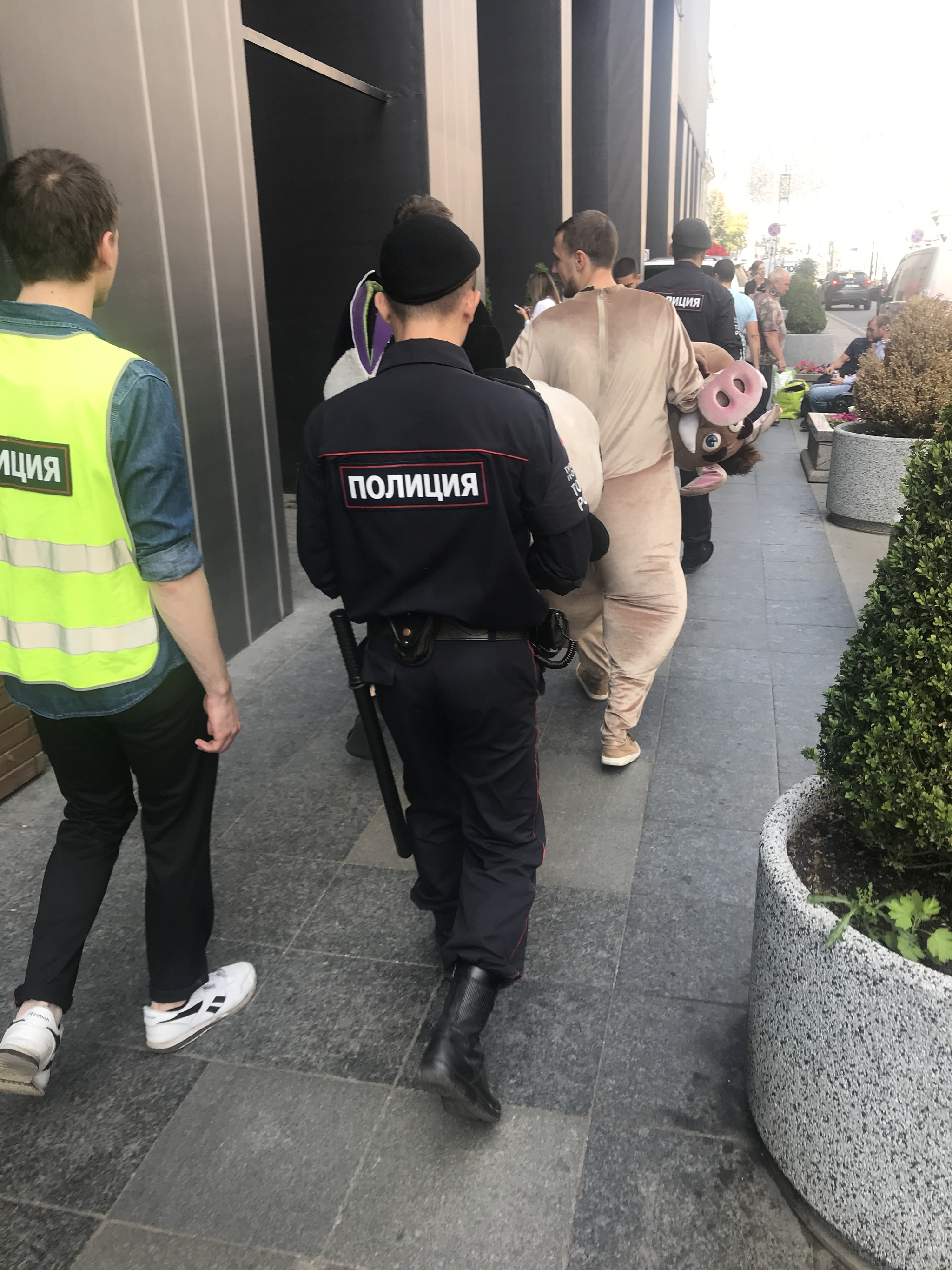 Extortionists from Manezhnaya Square also detained - My, Extortion, Police, A responsibility, Animator, Moscow, Longpost, Puppets