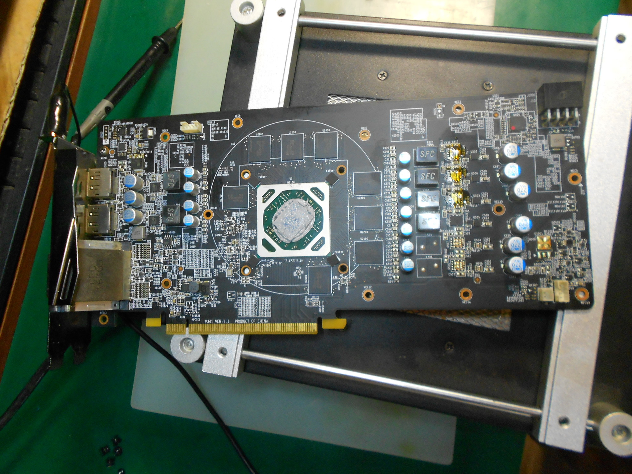 MSI RX 470 Gaming X 4G Video Card Repair - My, Repair of equipment, Rx 470, Video card, Short circuit, Electronics repair, Longpost