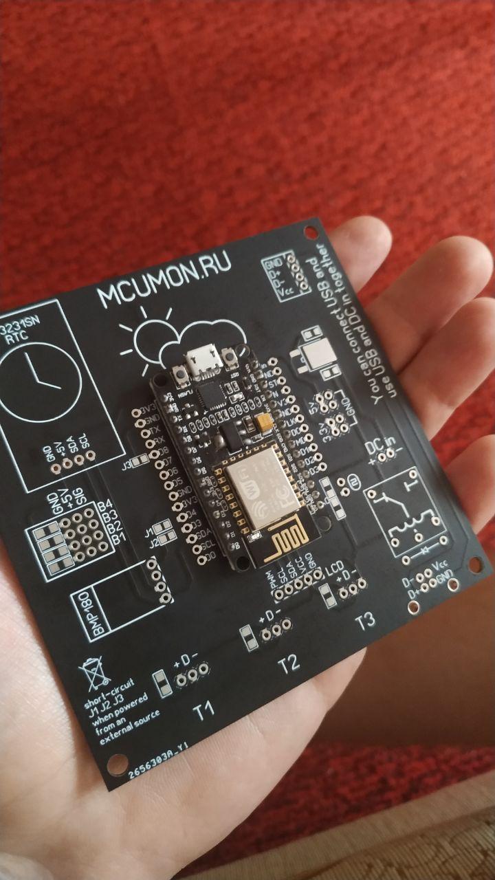 Мониторинг погоды или электронный градусник - Моё, Микроконтроллеры, Nodemcu, Интернет вещей, Длиннопост