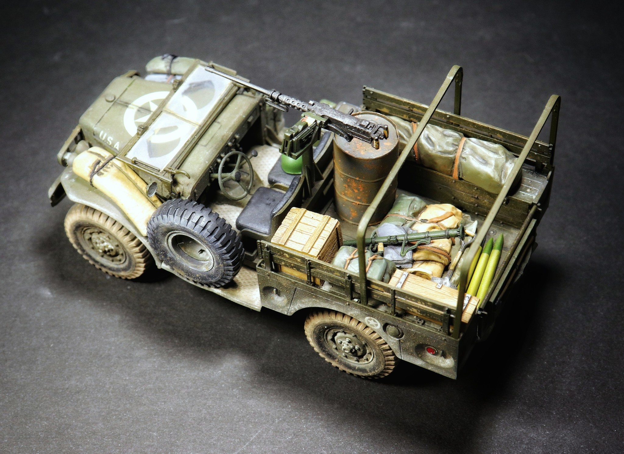 Dodge WC-51 - My, Scale model, , The Second World War, Modeling, Models, Longpost, Dodge