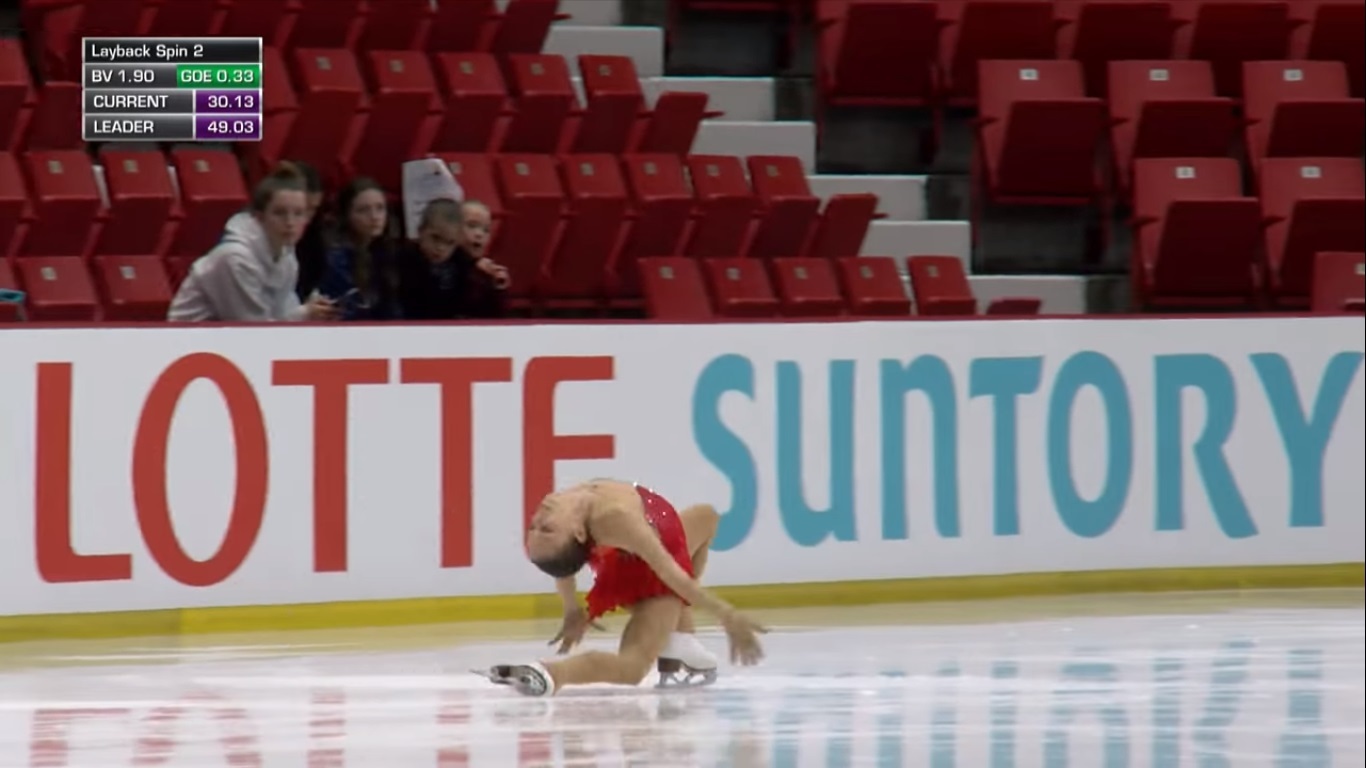 Anastasia Tarakanova will not give up hers. Freestyle girls in Lake Placid. How it was. - My, Figure skating, Juniors