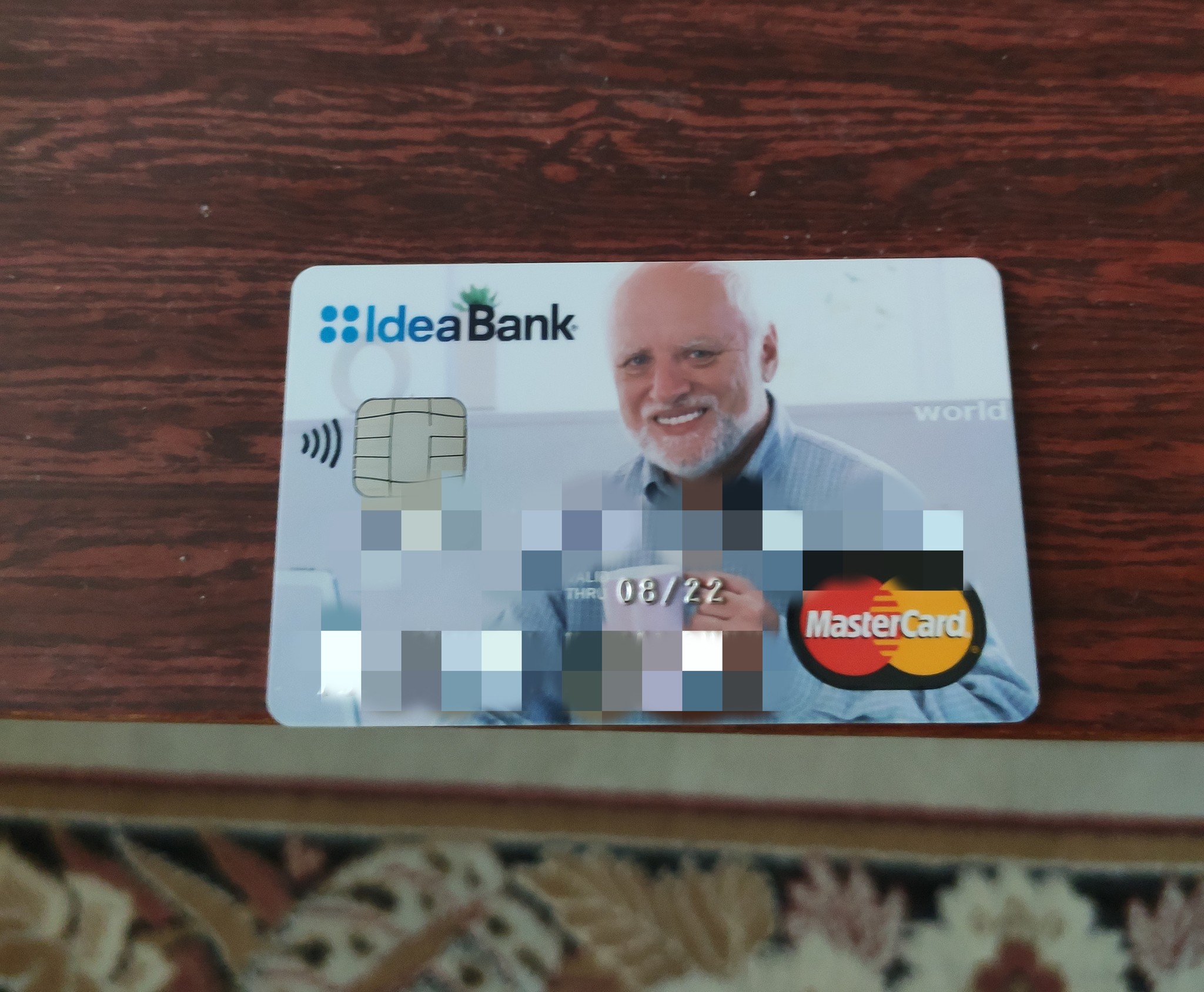 After a year of trying, I made it - My, Harold, Images, Cards, Harold hiding pain