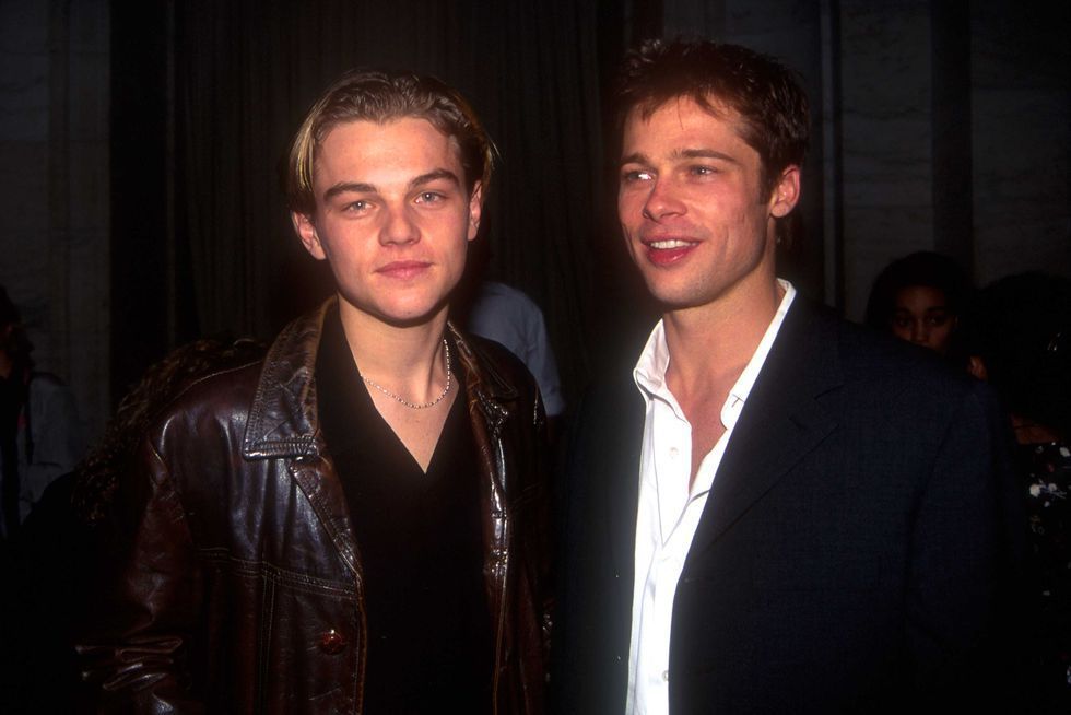 Photography through time - Leonardo DiCaprio, Brad Pitt, Celebrities, 90th, It Was-It Was, The photo, Actors and actresses