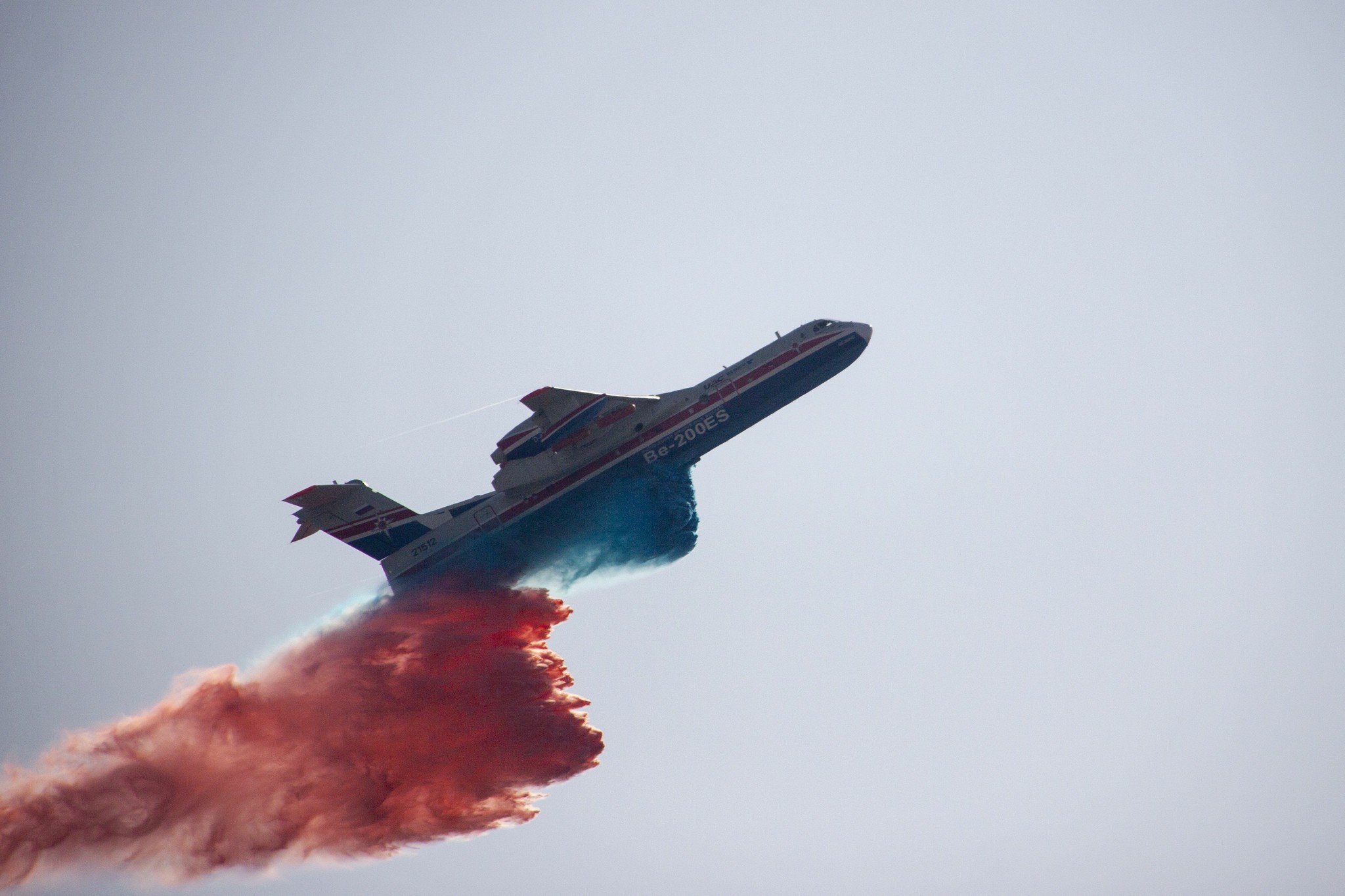 Бе-200ЧС на МАКС 2019 - Бе-200чс, Самолет-Амфибия, Макс-2019, Длиннопост, Бе-200, МАКС (авиасалон)