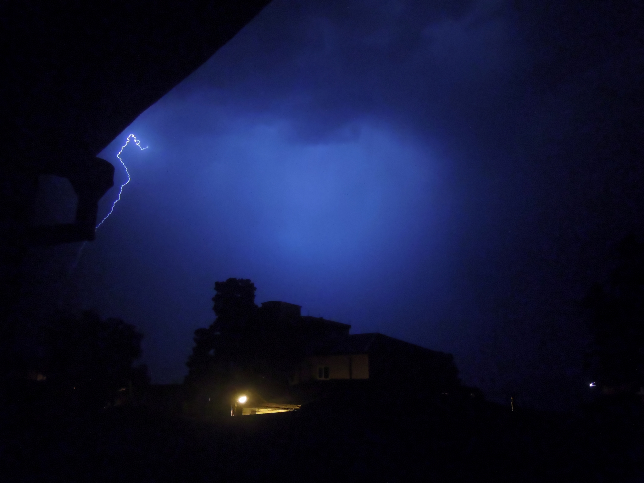 Caught lightning. - My, Night, Lightning, The photo, Dream, Longpost