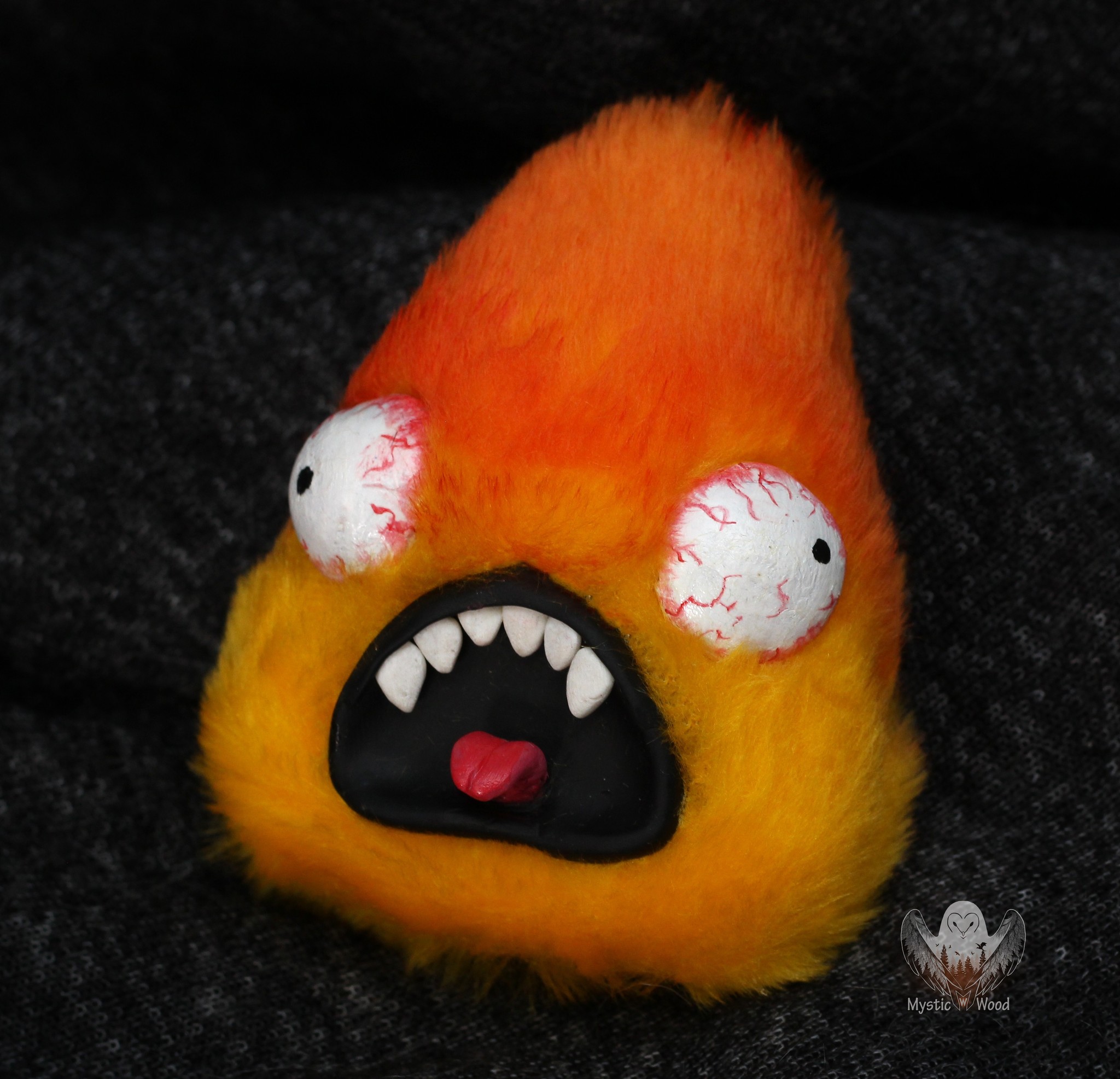 AAAGON - My, Fire, Handmade, Needlework without process, Polymer clay, Memes, Longpost