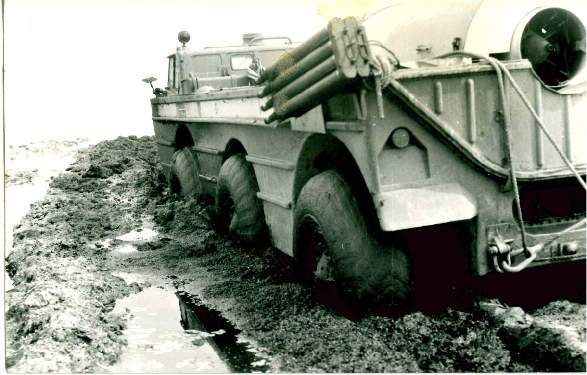 Photo of tests of ZIL cars. - My, Zil, Old photo, Longpost