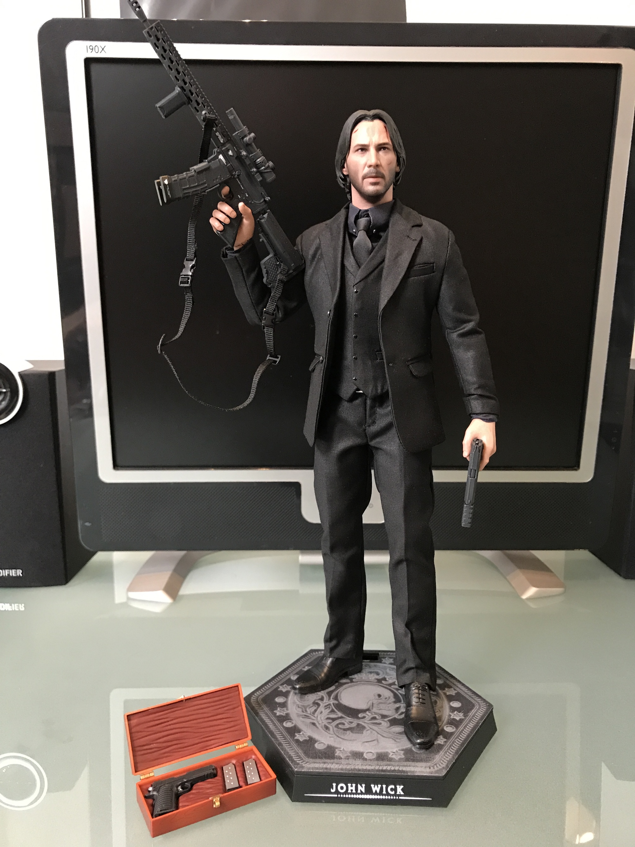 I know they love Keanu. - My, Figurine, Keanu Reeves, John Wick, Neo, Matrix, Hot Toys, Collection, Longpost, Figurines