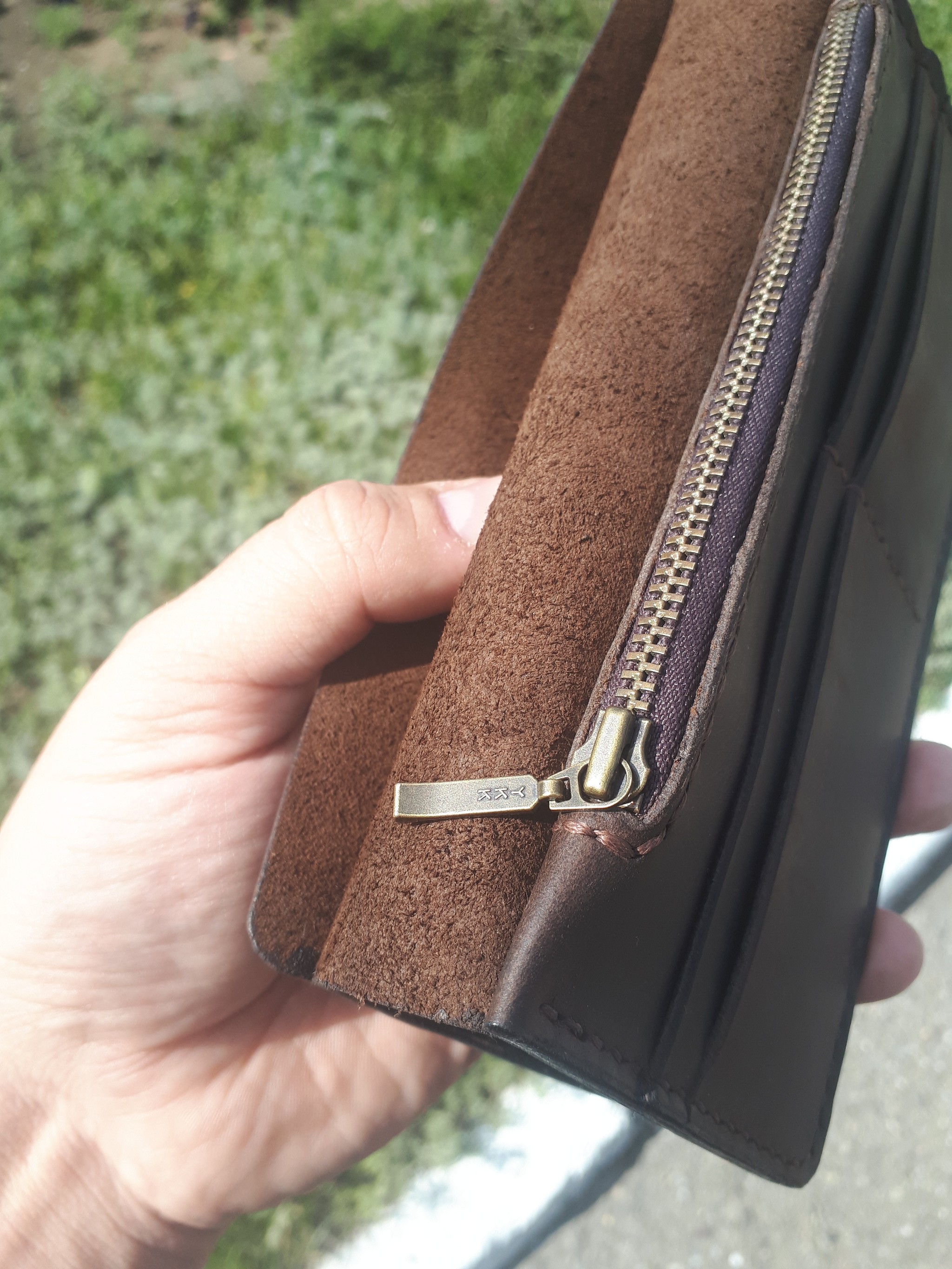 currency exchange - My, Purse, Natural leather, Handmade, With your own hands, Leather products, Leather, Longpost