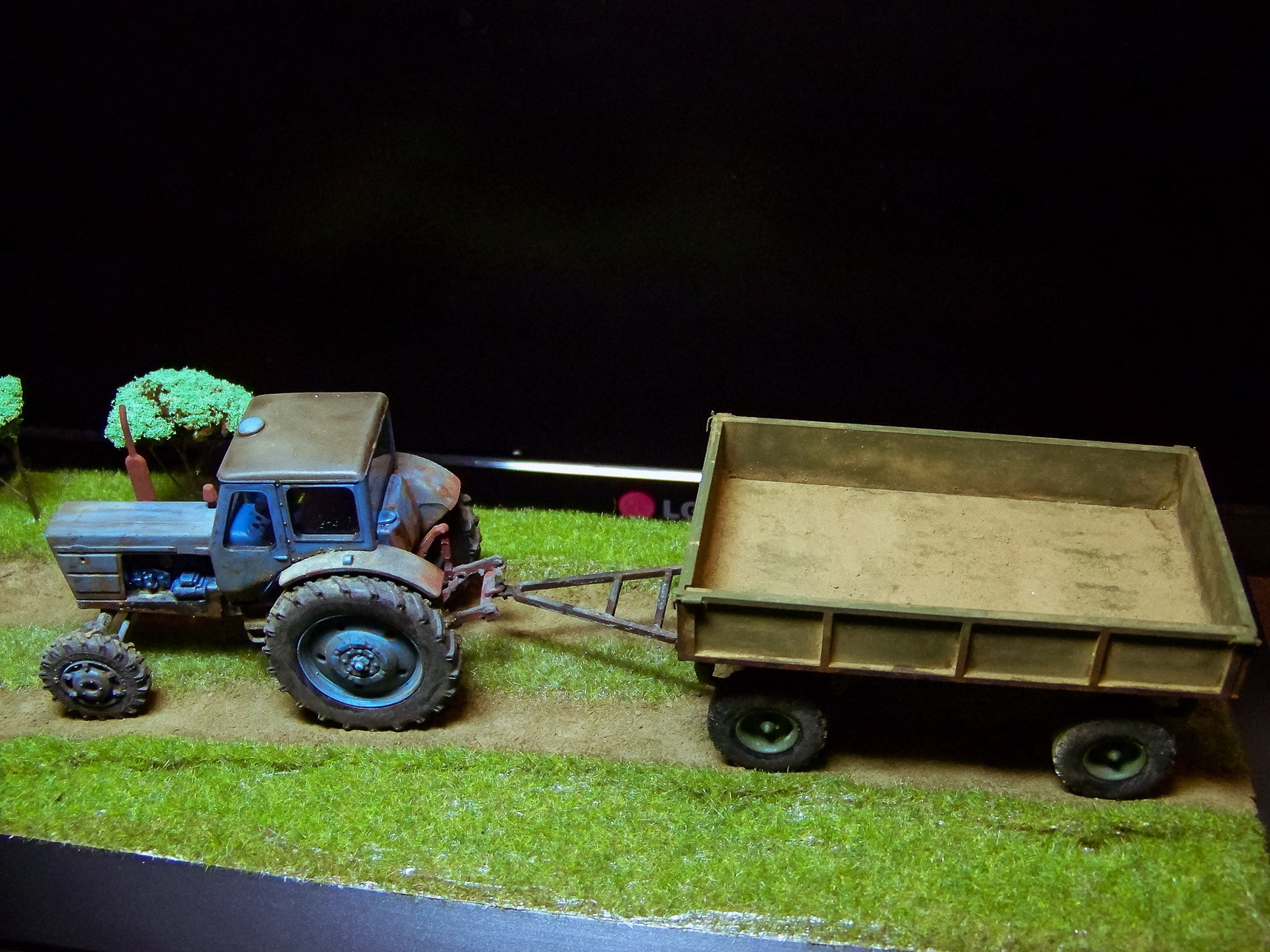 MTZ-52 Belarus - My, Tractor, MTZ, Diorama, Agricultural machinery, Longpost