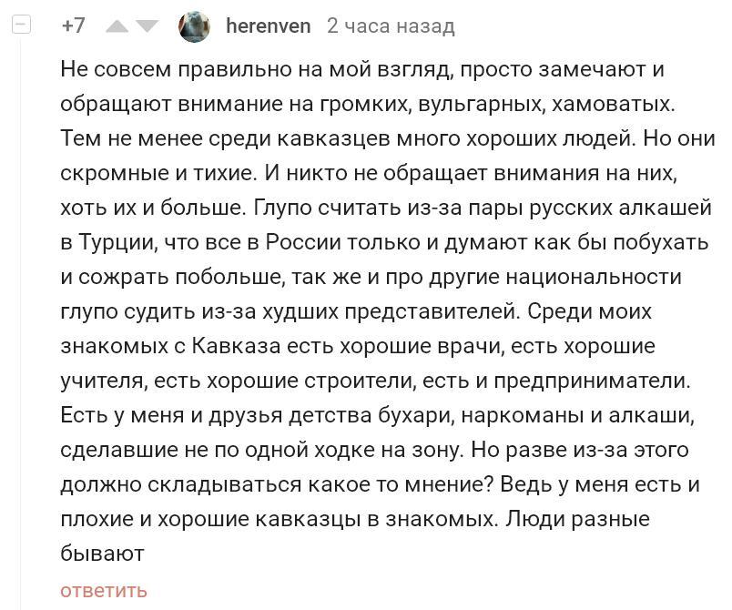 Про стереотипы... - Скриншот, Комментарии на Пикабу, Южане, Северяне