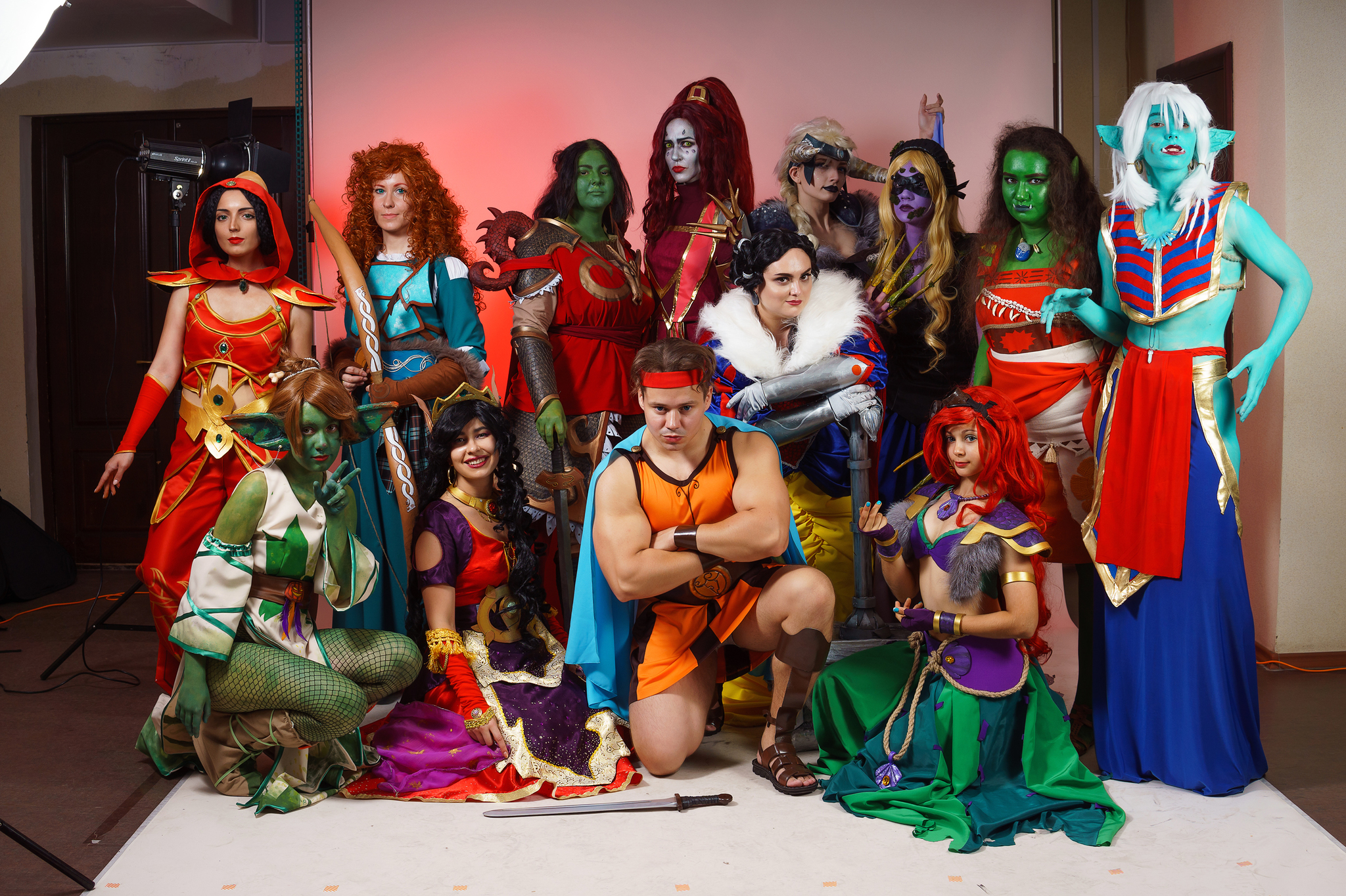 Cosplay: Disney meets Warcraft - Cosplay, World of warcraft, Video, Longpost, Disney princesses, Walt disney company, Crossover, Animau, 2019