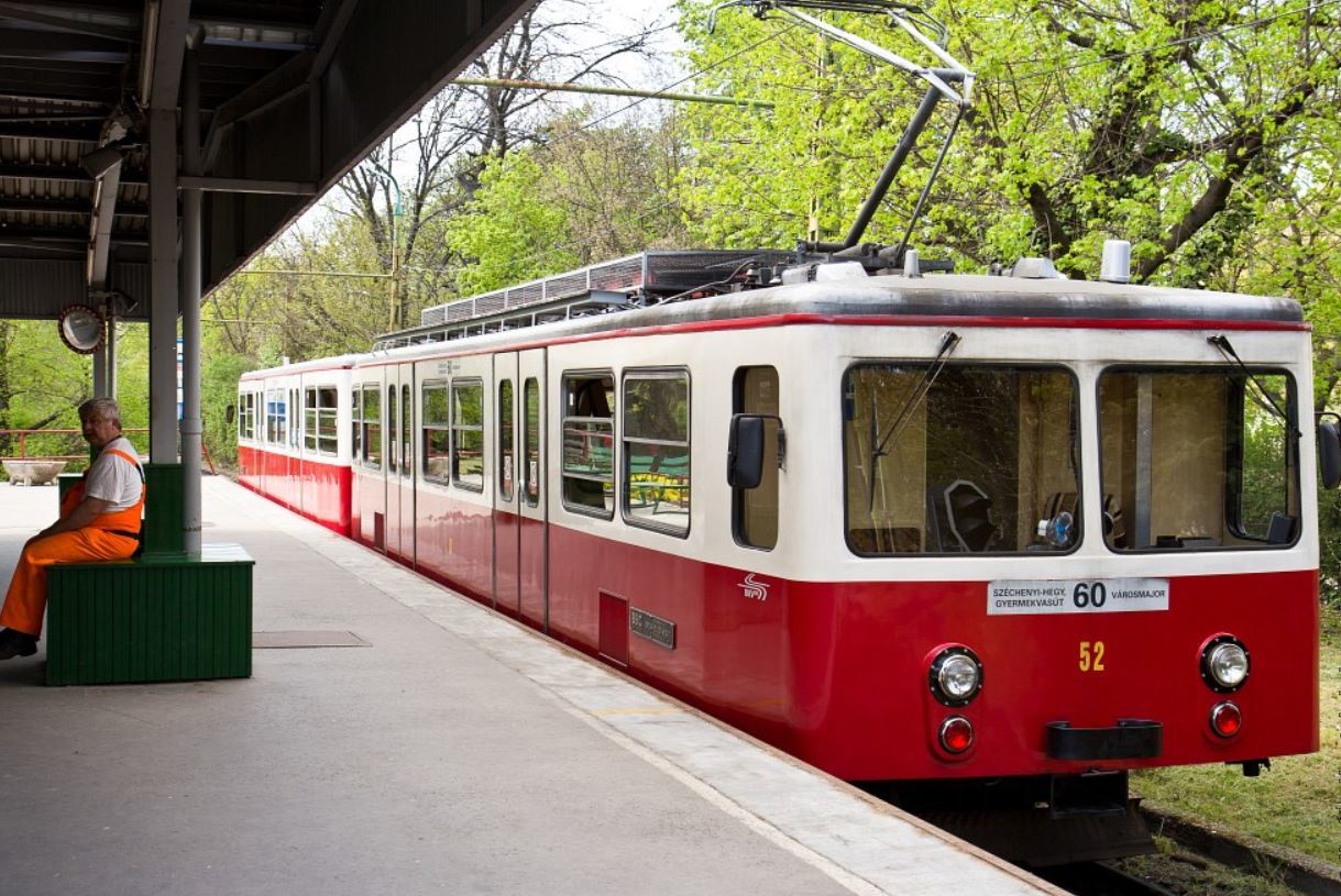 Rack railway in Budapest. - Railway, Gear rail, Budapest, Longpost, Tram