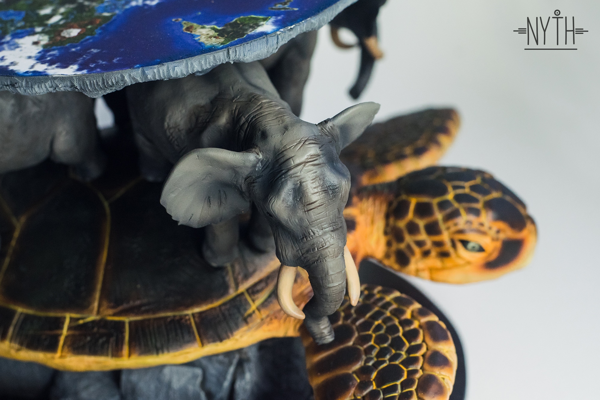 Great A'Tuin - The Great Atuin, Terry Pratchett, Polymer clay, Longpost, Flat world