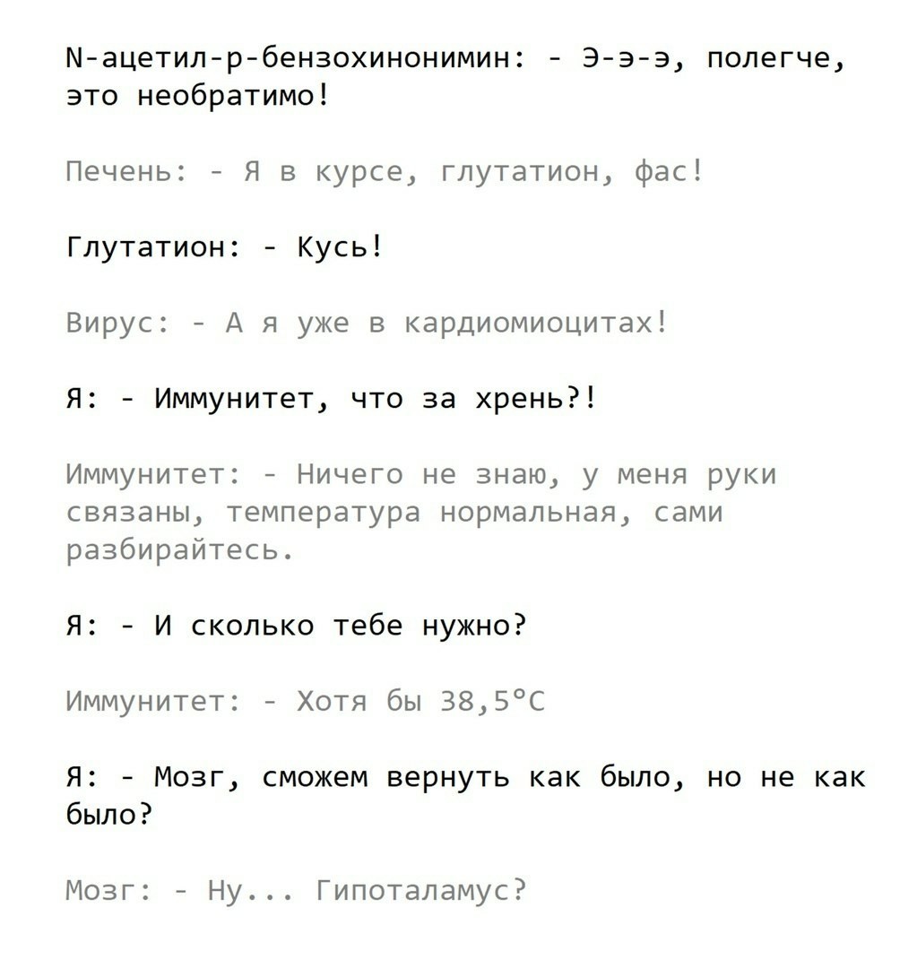 Что если бы наши органы могли общаться с нами. - Организм, Человек, Длиннопост