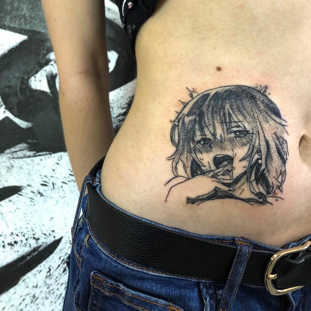 Anime tse art #2 - Tattoo, Anime, Longpost