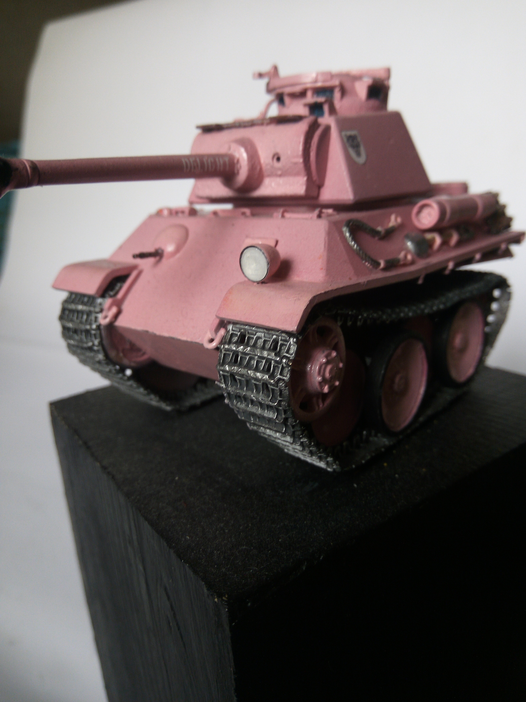 Pink Panther, MENG Toon Tank - My, Tanks, Pink Panther, Longpost