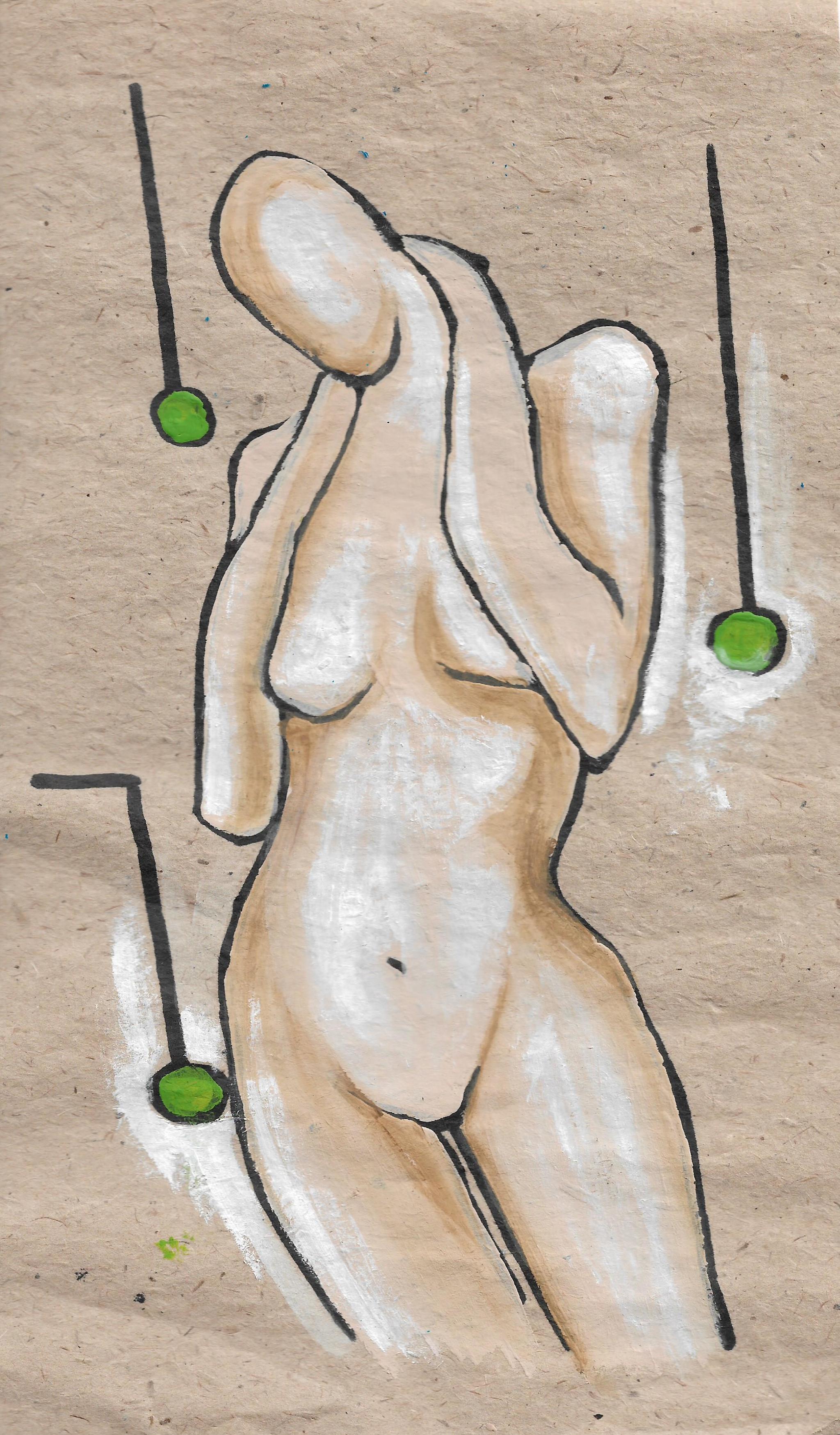 From Dam Persov's album. Ch5 - NSFW, My, Dam, , Album, Acrylic, Graphics, Longpost