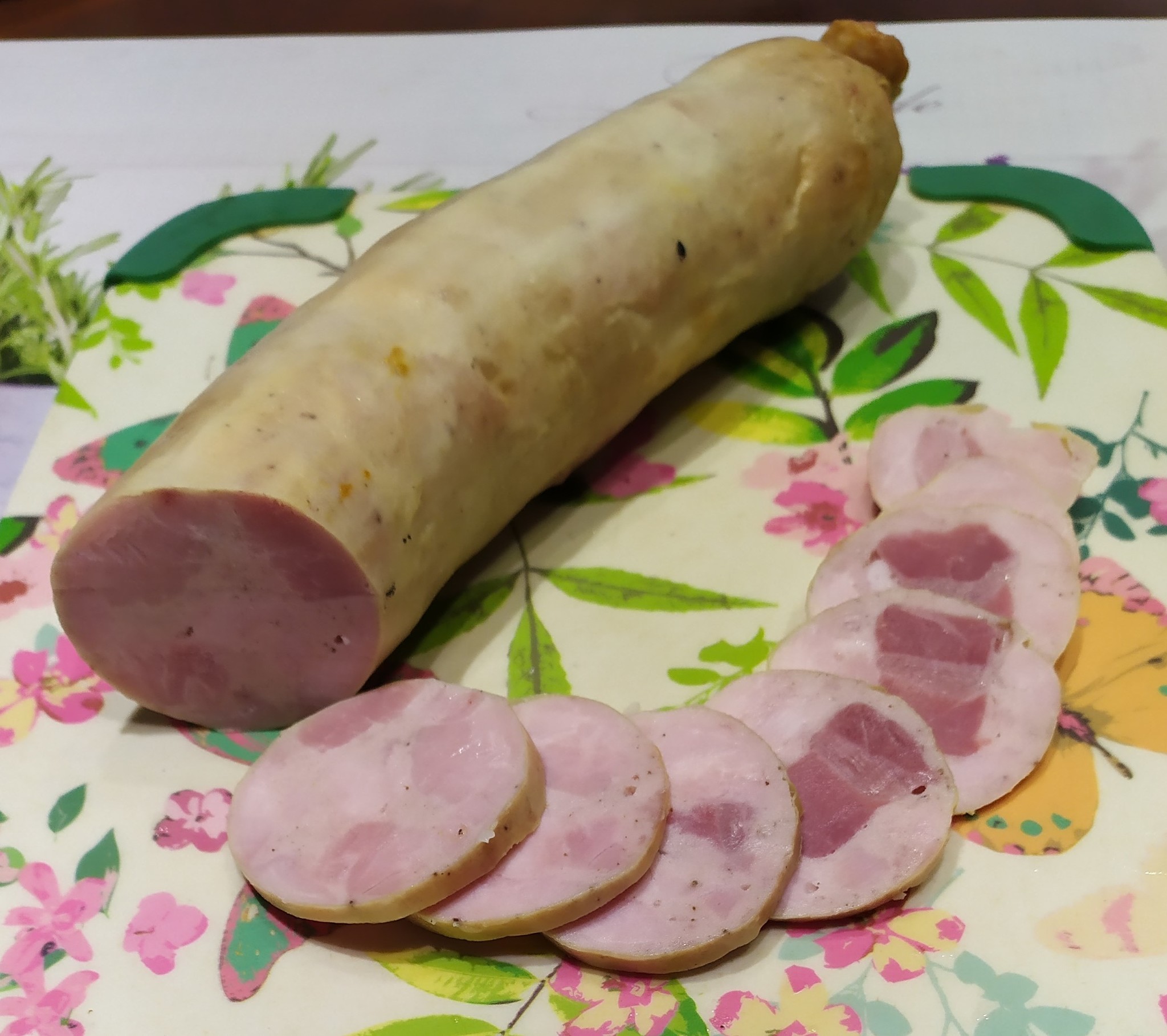 Pork ham. - My, Homemade sausage, Food, Cooking, Recipe, Meat, Longpost