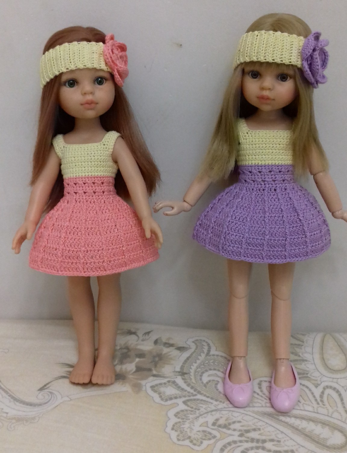 Clothes for dolls - My, Crochet, Needlework, Doll, Longpost