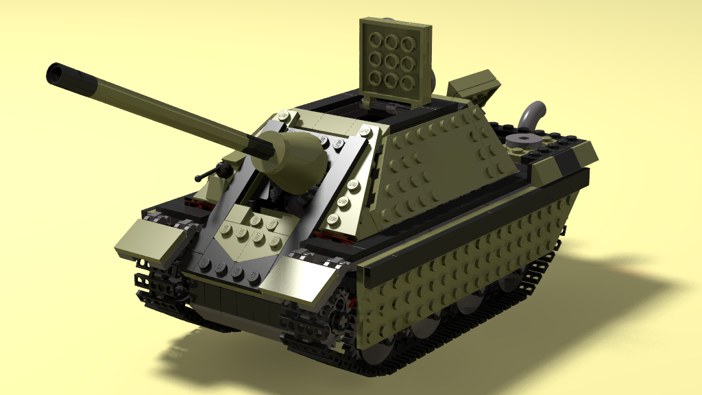 Лего Танк Ягдпантера (Lego jagdpanther) - Моё, LEGO, Танки, Вторая мировая война, Модели, Конструктор, Германия, Игрушки, Длиннопост