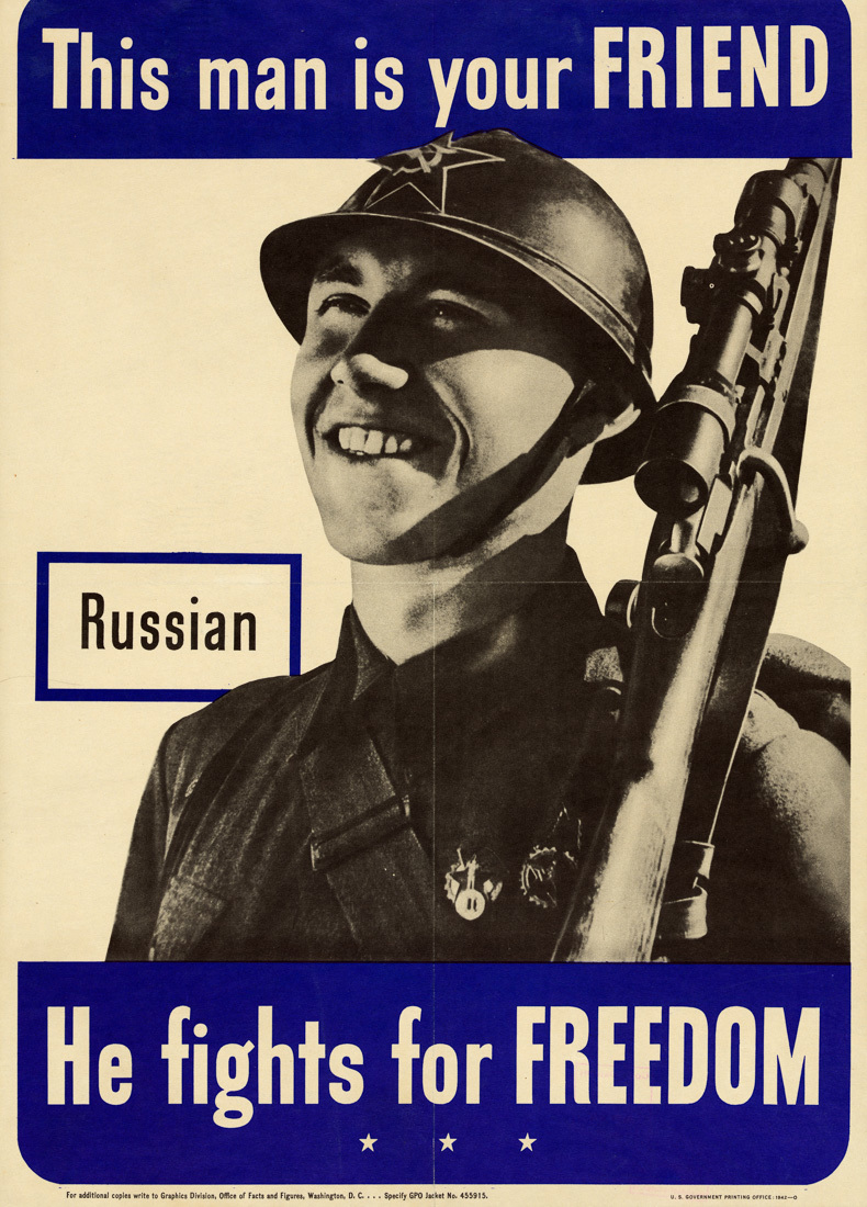 This man is your friend USA 1942 - The Second World War, Propaganda, USA, The soldiers, Poster