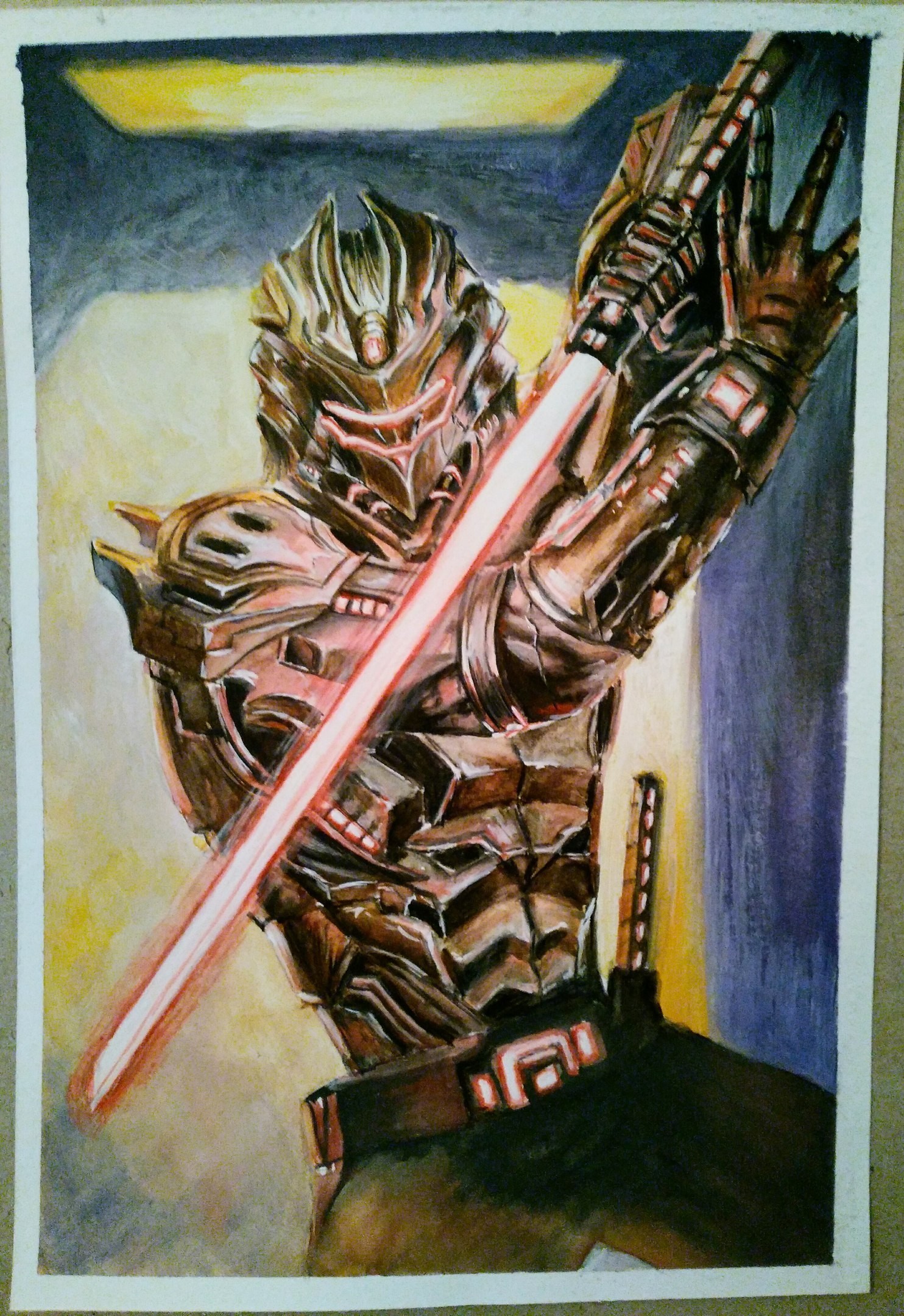 2. My hobby: drawing. - My, Star Wars, Star wars: the Old Republic, Sith, Longpost