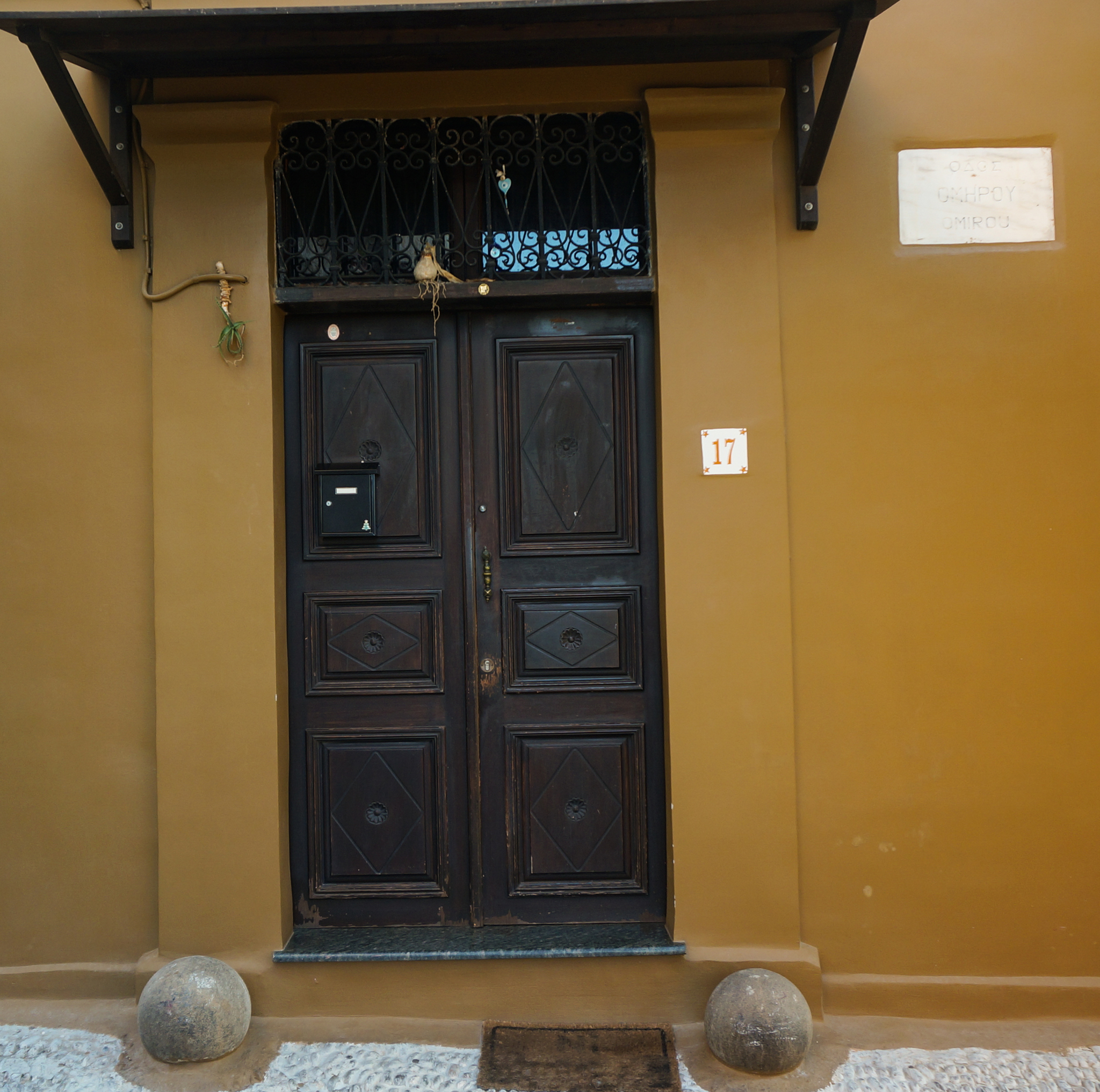 Doors of Rhodes - My, Rhodes, Greece, Door, cat, Porch, Travels, The photo, Longpost