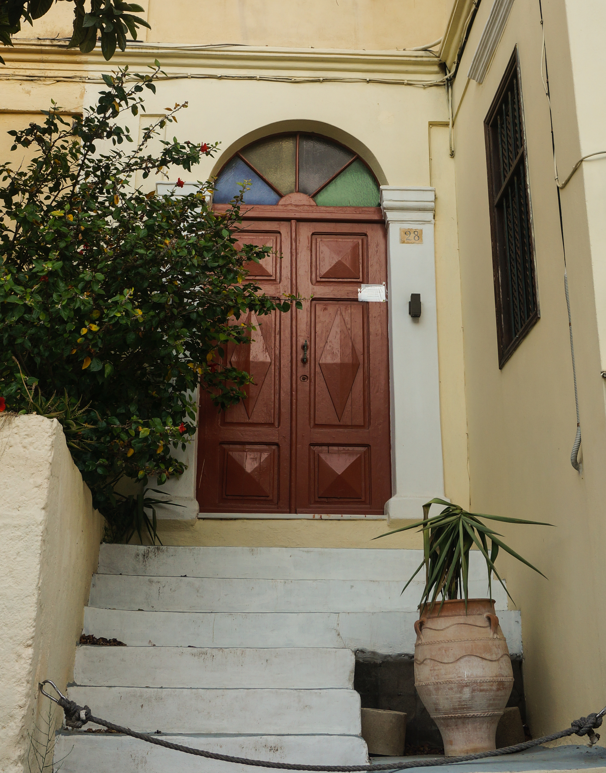 Doors of Rhodes - My, Rhodes, Greece, Door, cat, Porch, Travels, The photo, Longpost