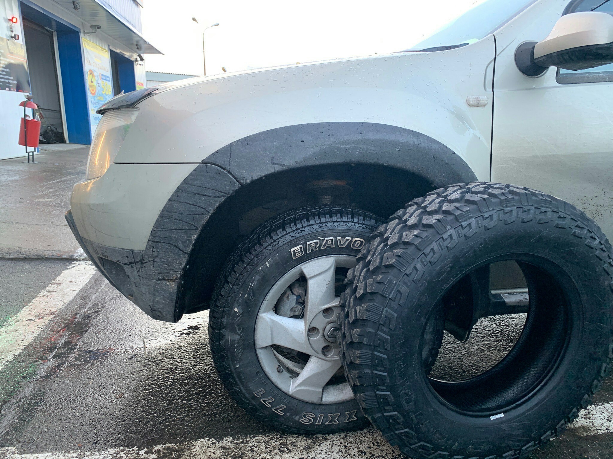 New mud shoes on Renault Duster. Maxxis Bighorn MT 674. - My, Renault Duster, Murmansk, Kola Peninsula, Offroad, Rubber, Swamp, Dirt, Sand, Longpost
