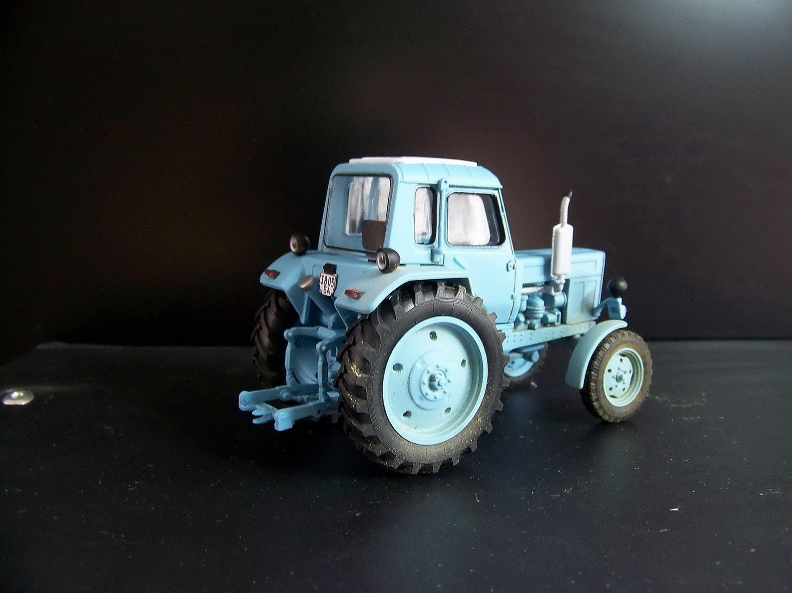 MTZ-80 - My, MTZ, 1:43, Tractor, Diorama, MTZ 80, Longpost