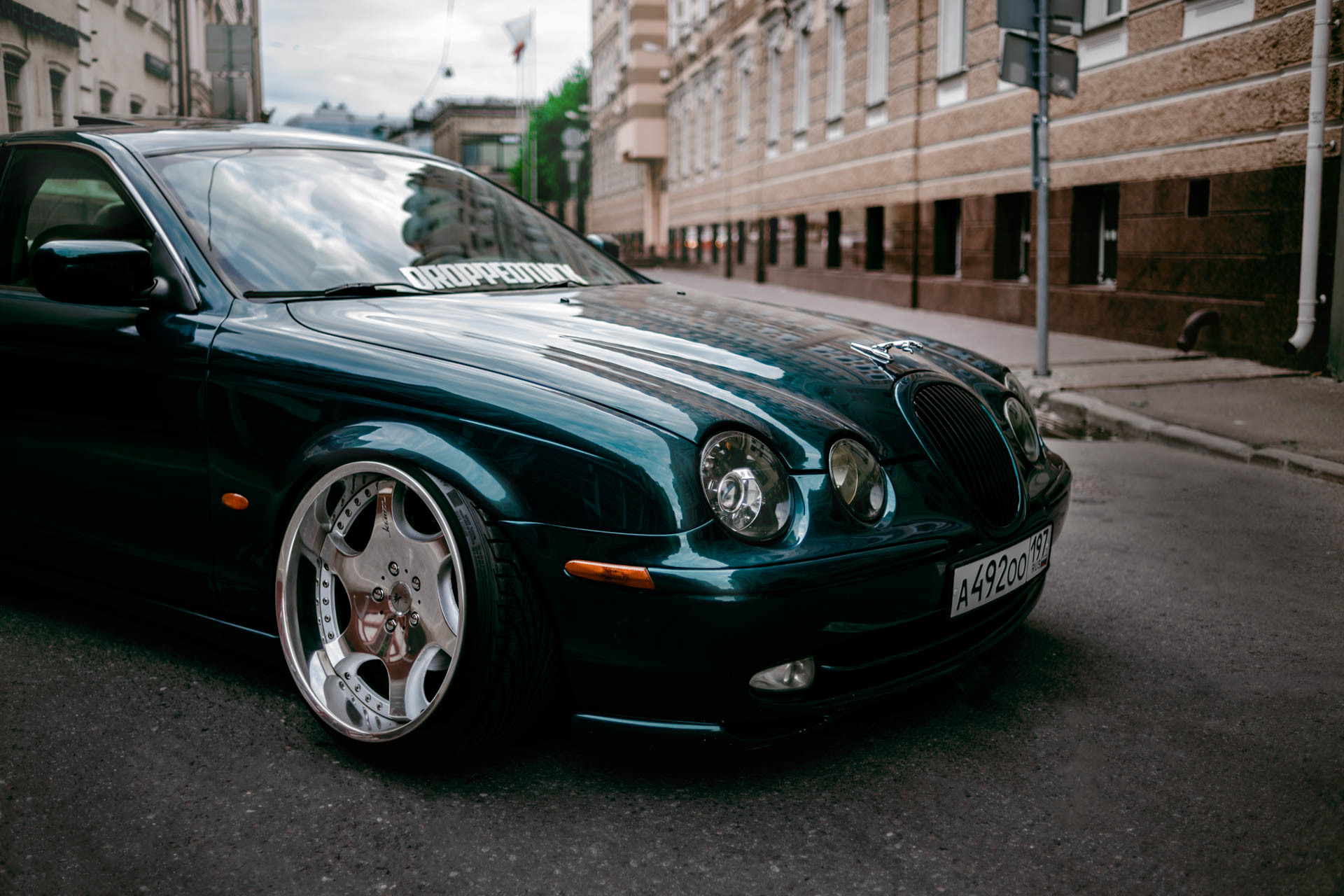 Королевский стенс: Jaguar S-Type - Моё, Bodybeat, Ягуар, Stance, Длиннопост