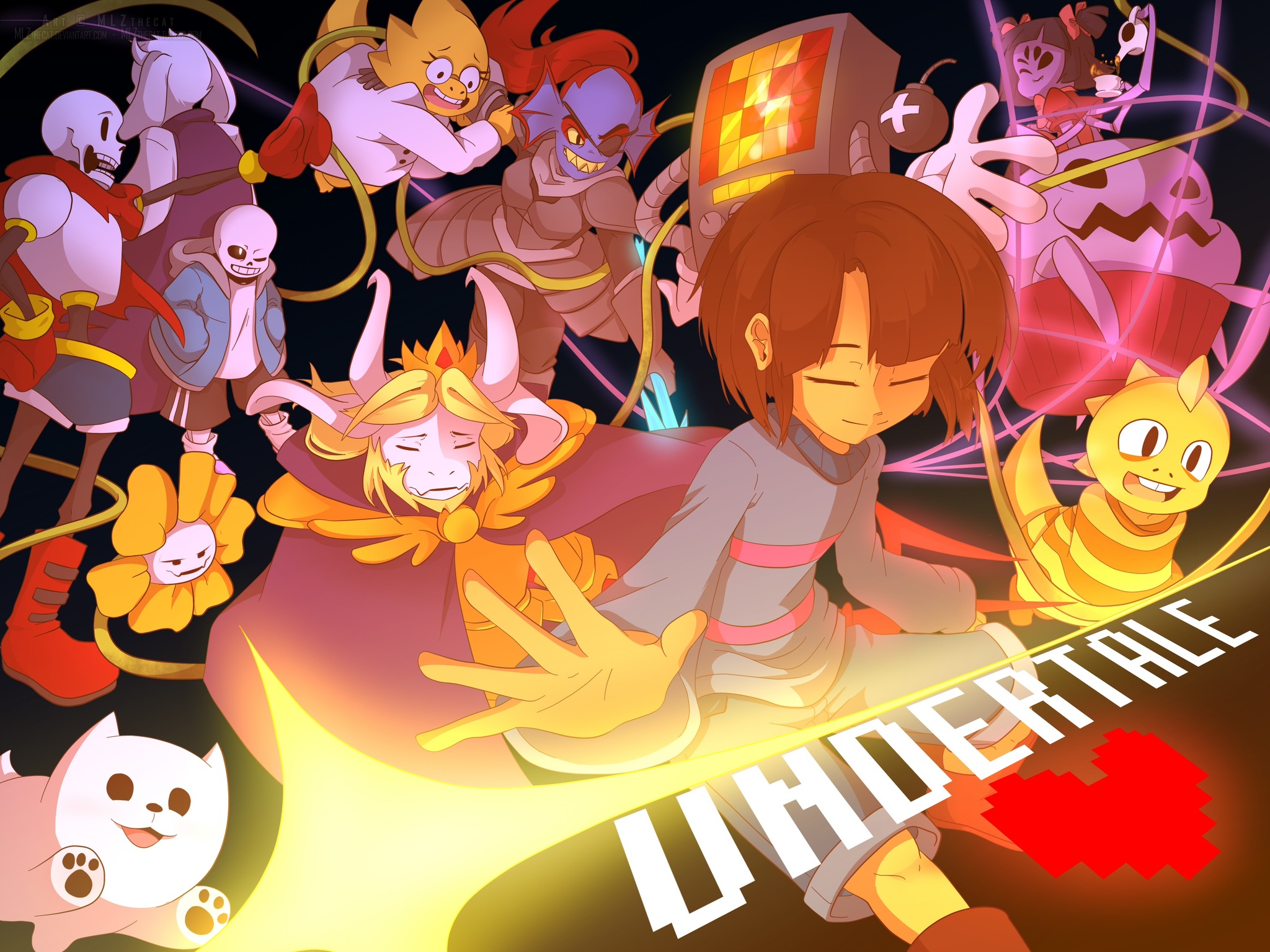 Undertale 4th Anniversary Art Collection - Undertale, Alltogether, Games, Longpost