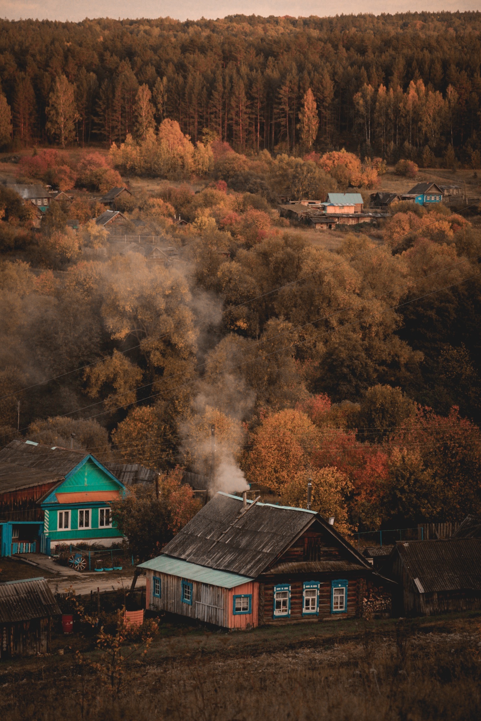 Autumn mood.. - Village, Autumn, The photo, Longpost