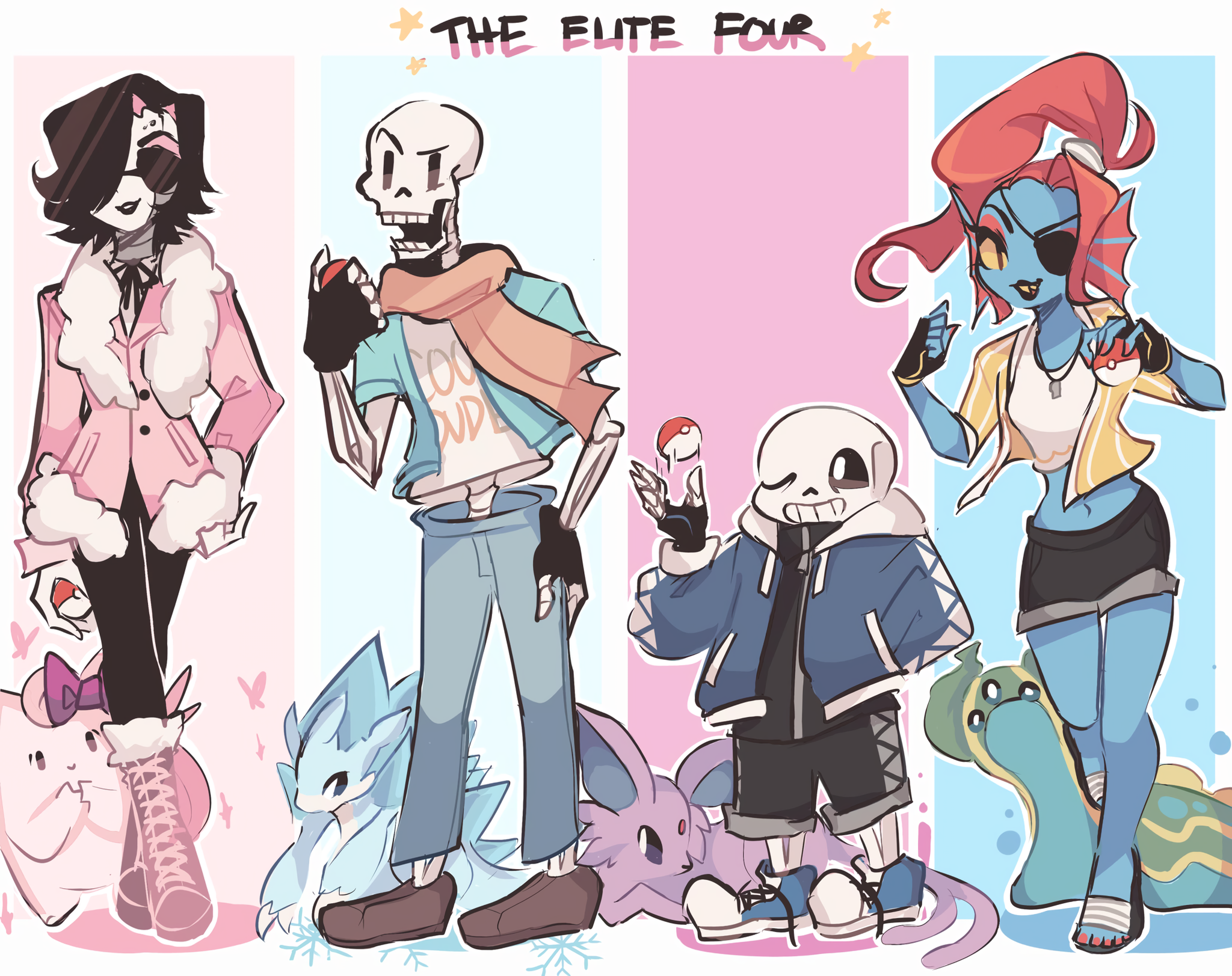 Pokemontale - Undertale, Crossover, Alltogether, Pokemon, Games, Art, Longpost