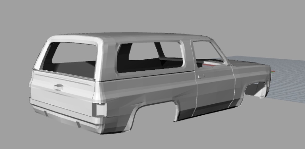 '79 Chevrolet Blazer on WPL Bridges Part 1 - My, Rukozhop, 3D печать, Wpl, Longpost