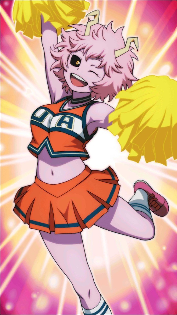 Mina Ashido - Anime, Anime art, Art, , Boku no hero academia, A selection, Longpost, Ashido mina