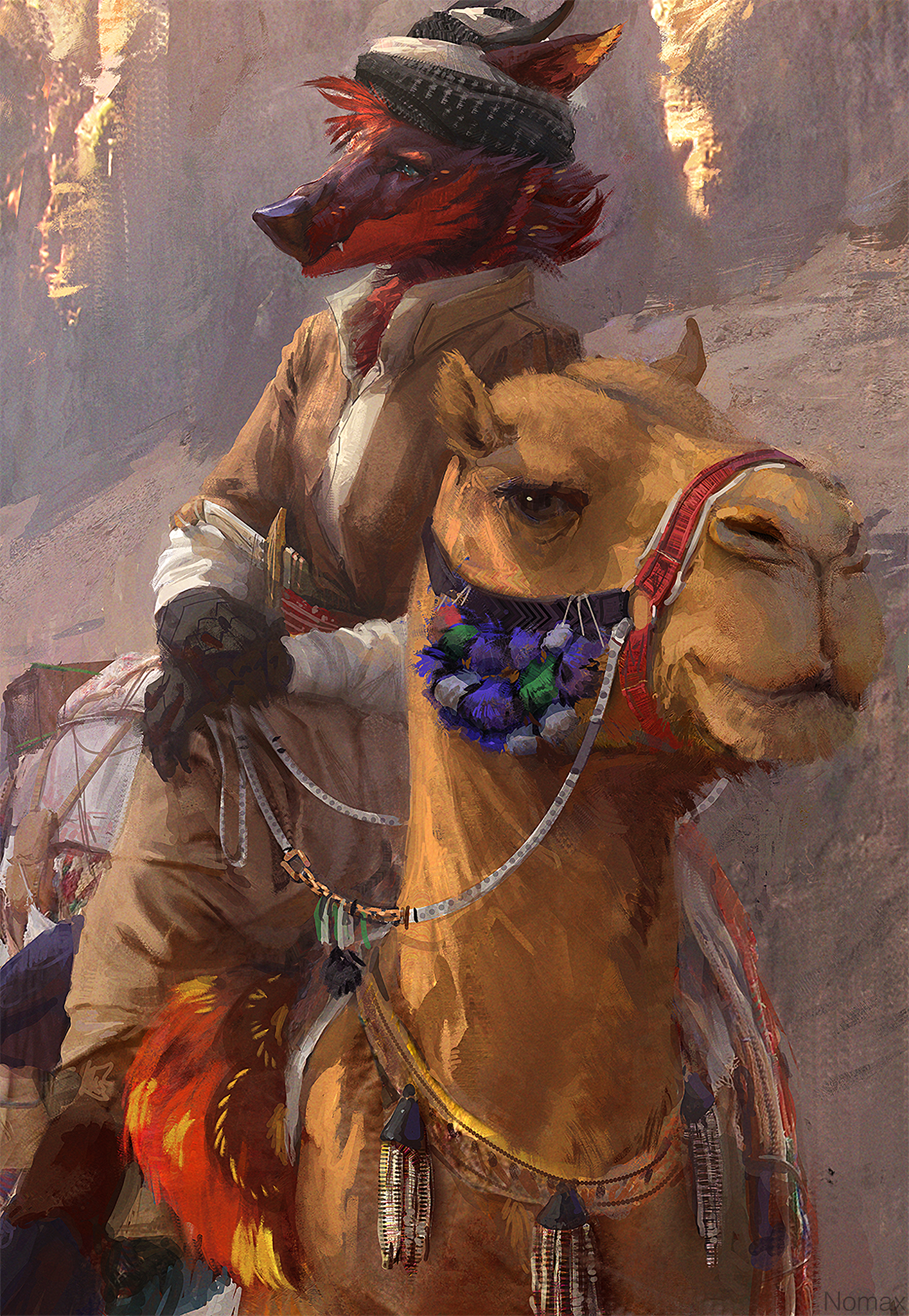 Bedouin - Furry, Furry art, Bedouins, Camels, Nomax