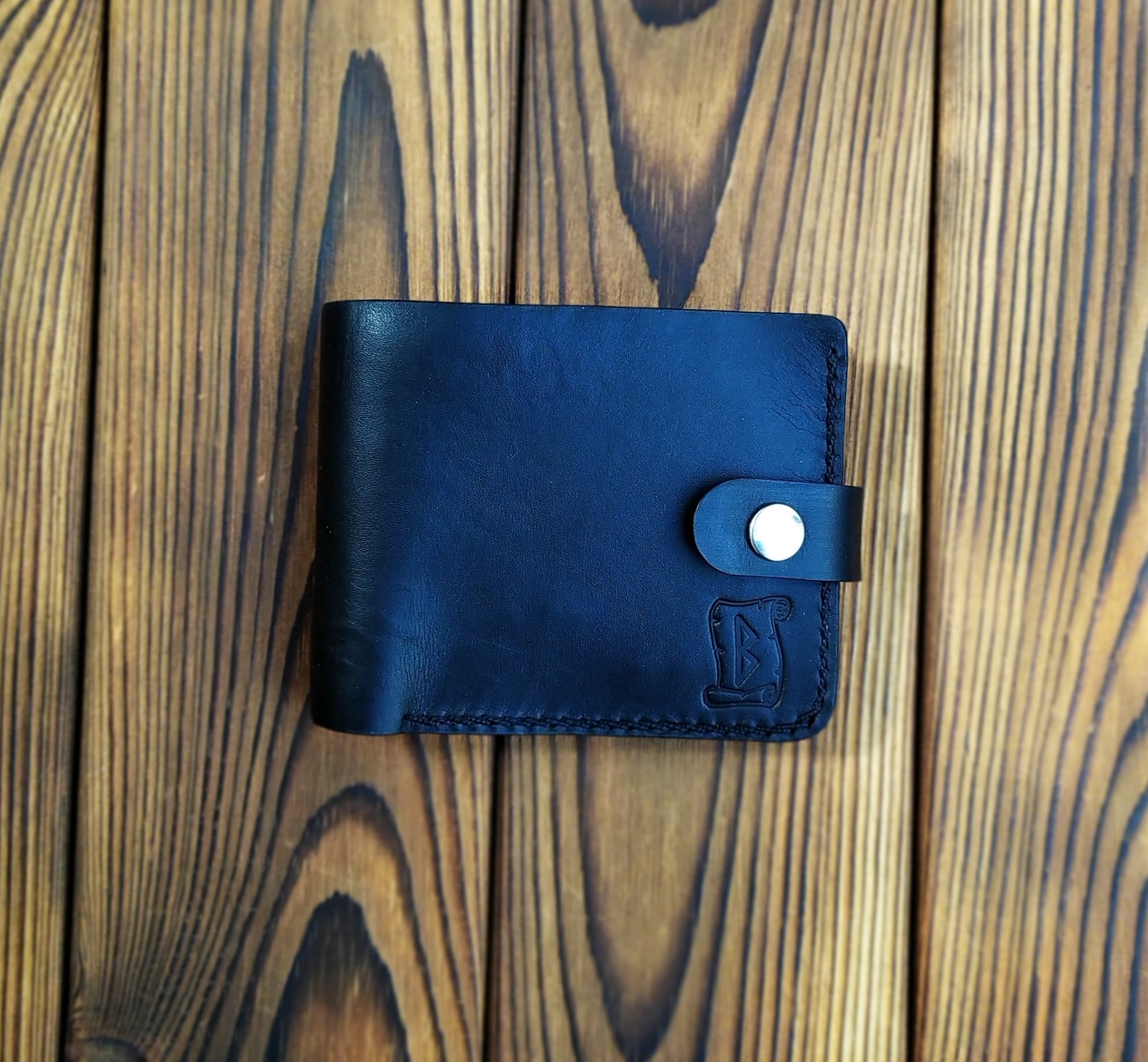 Man's wallet - My, Leather wallet, Wallet, Longpost