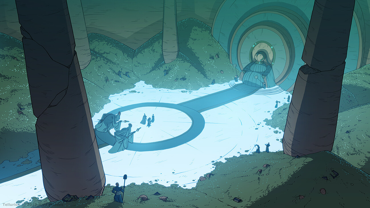 Tellurion [11] - Tellurion, Matt Rhodes, Art, Comics, Art, Fantasy, Adventures, Longpost