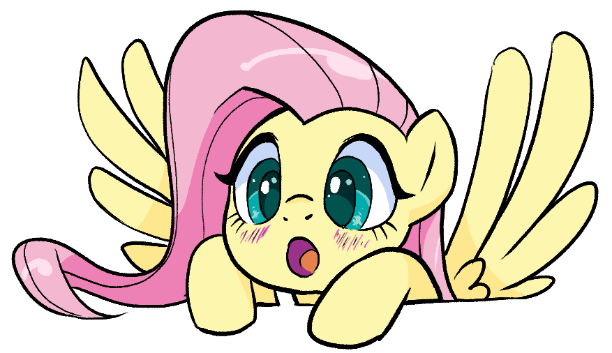 Удивление - My Little Pony, Fluttershy, Pencilsponyforge