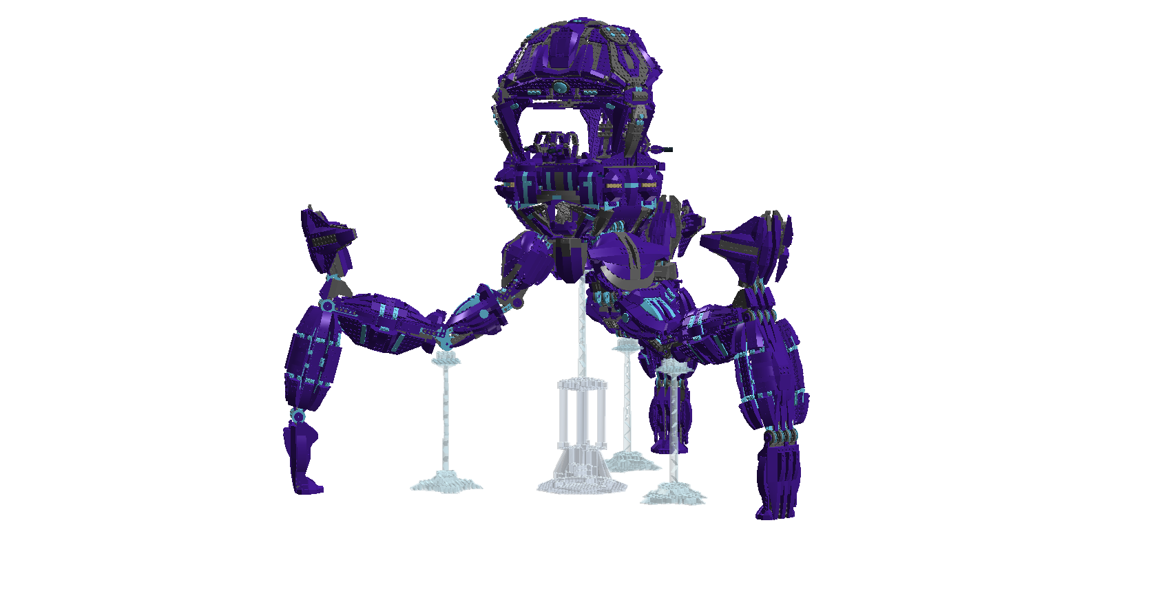 Lego/ Mega Bloks Kraken Halo 5 (Kraken Halo 5) - My, Halo, Lego, Kraken, Technics, Megabloks, Games, Monster, Constructor, Longpost