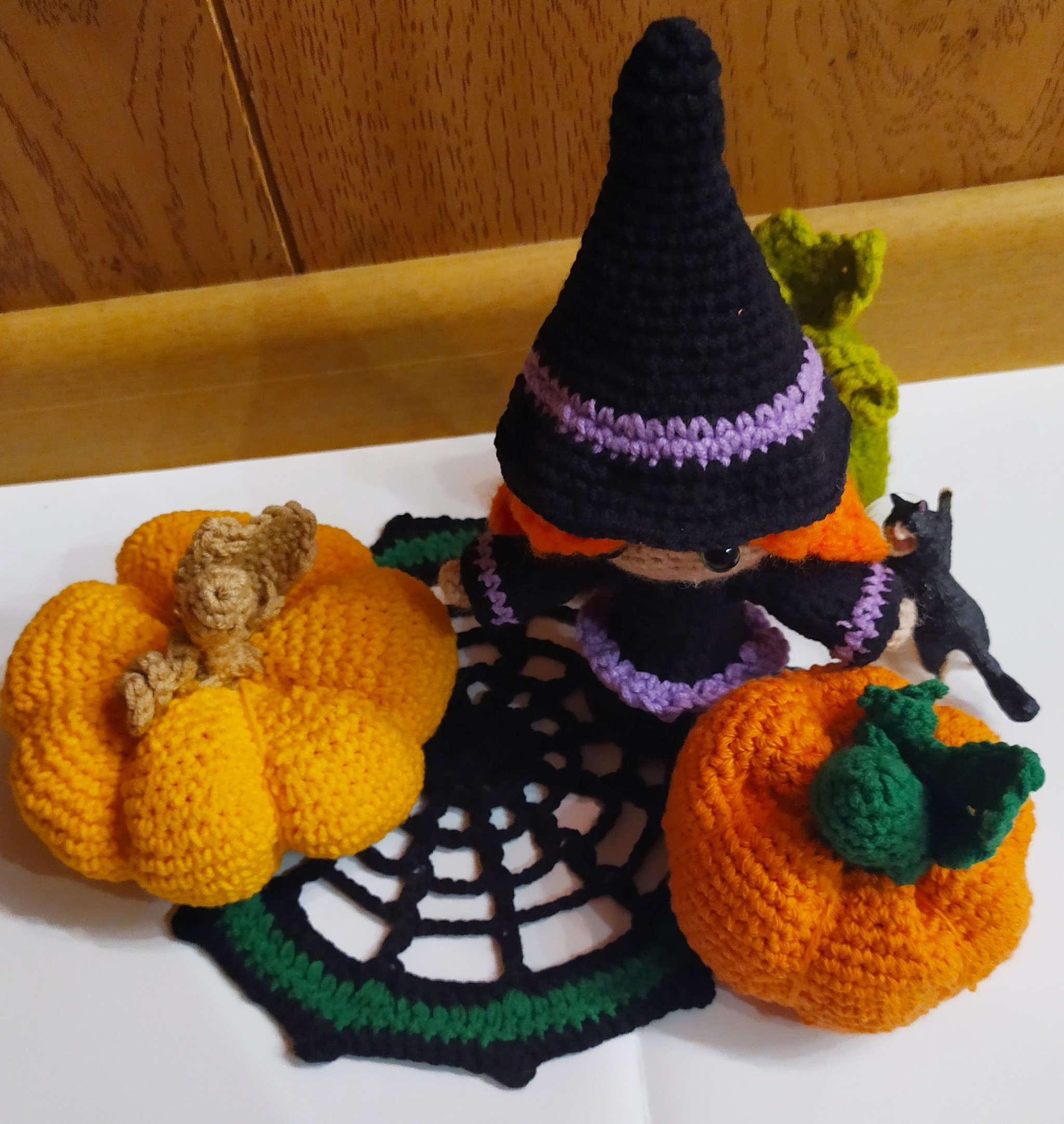 Halloween is coming soon - My, Amigurumi, Crochet, Halloween pumpkin, Longpost