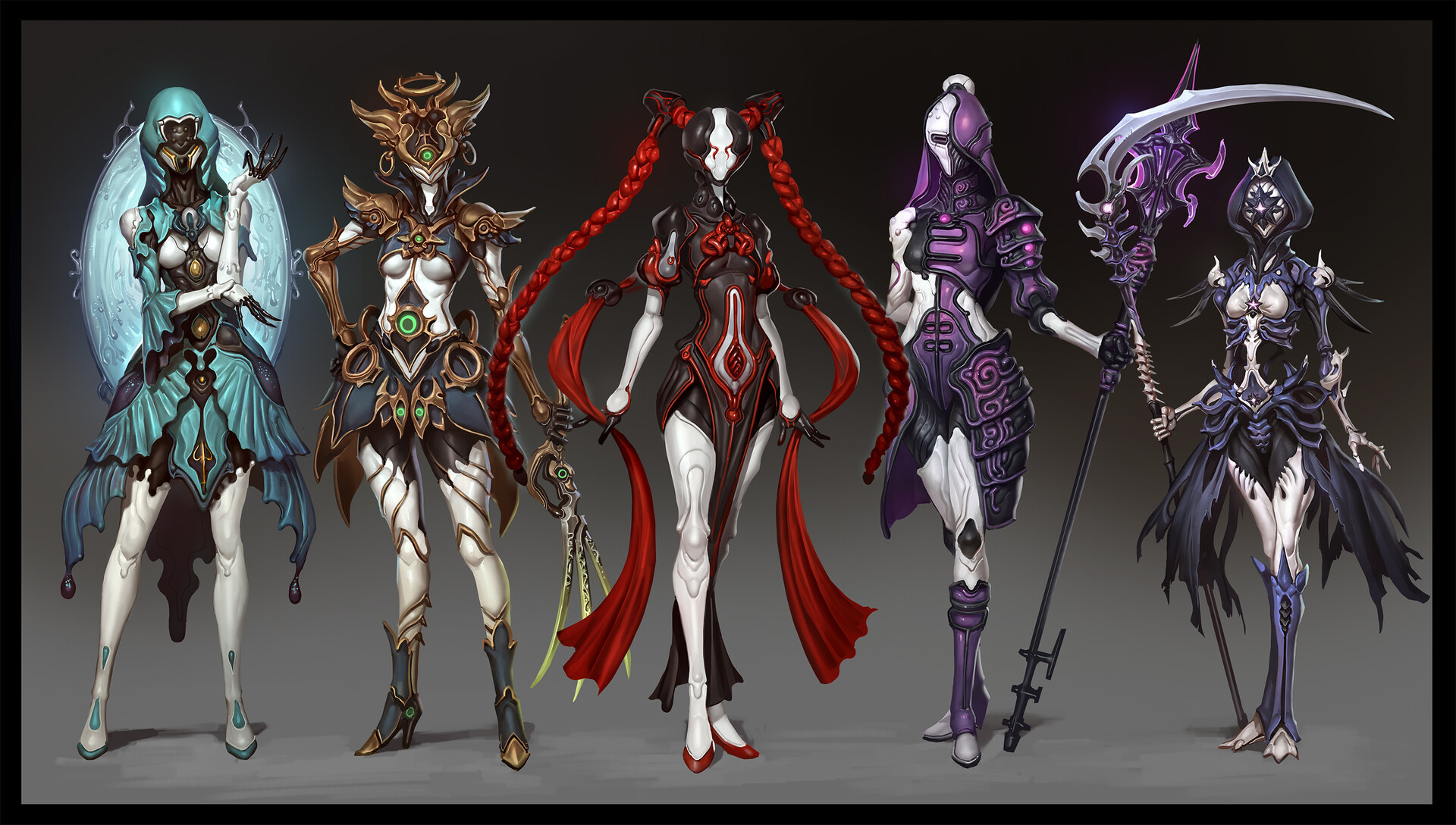 Magical Girl Warframe Fanart (part2) - , Warframe, Games, Art, Longpost