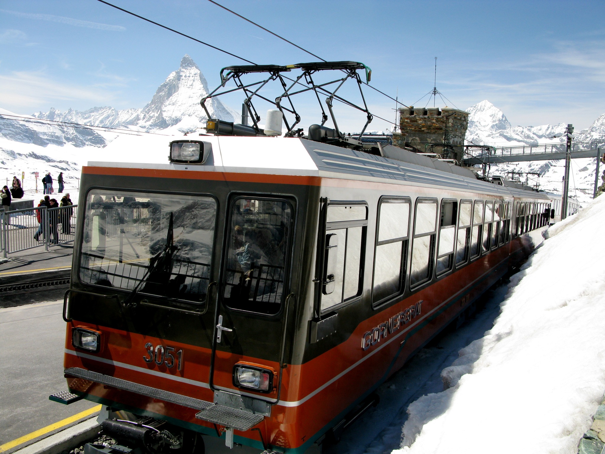 Gornergrat railway. - Railway, Gear rail, Switzerland, Longpost, Video