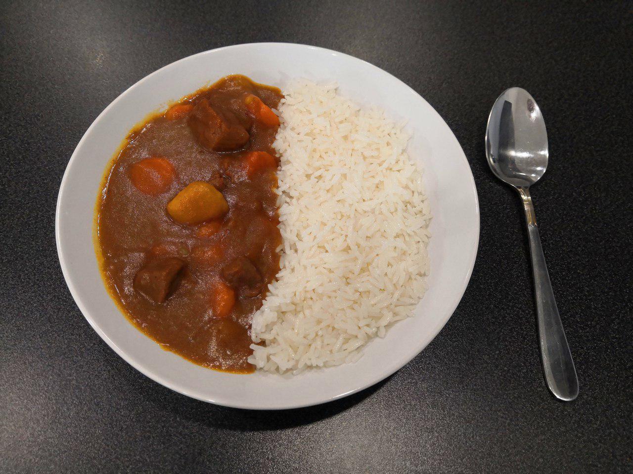 Japanese curry with rice - My, Curry, Recipe, Video recipe, Longpost, Cooking