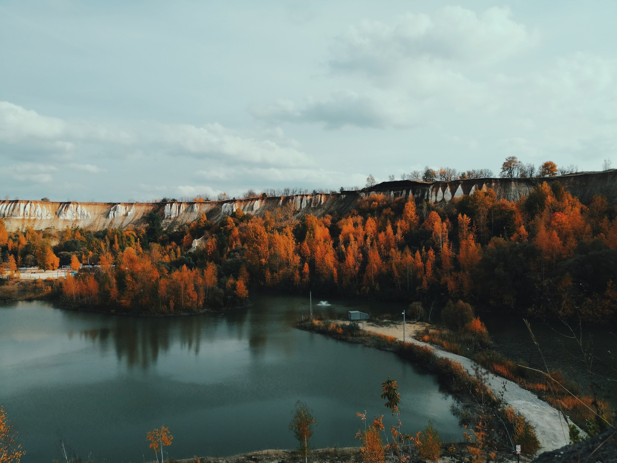 Autumn in the White well Voronezh region - My, Mobile photography, Nature, Autumn, Longpost