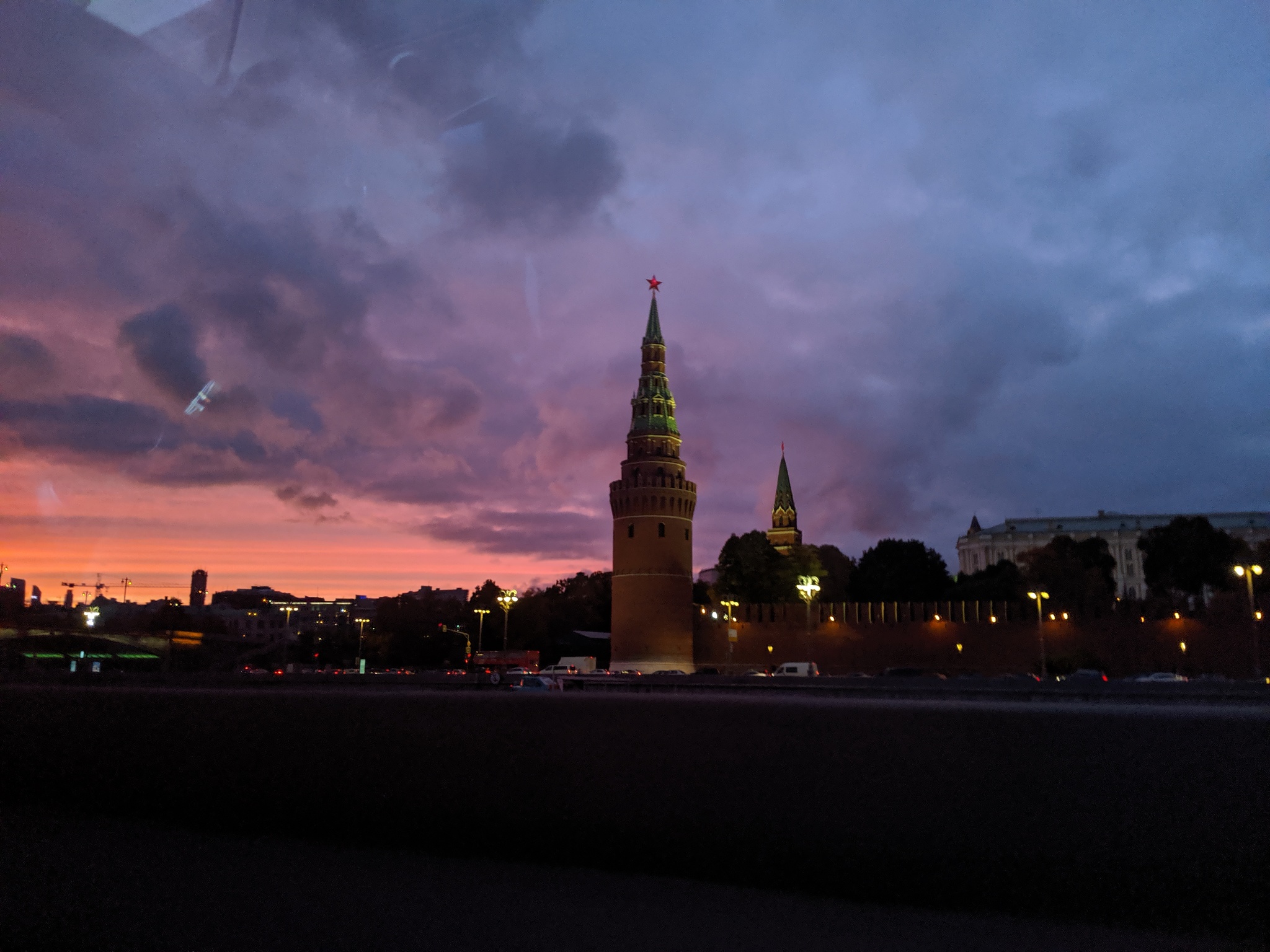 Moscow, sunset. - My, Moscow, Tinting