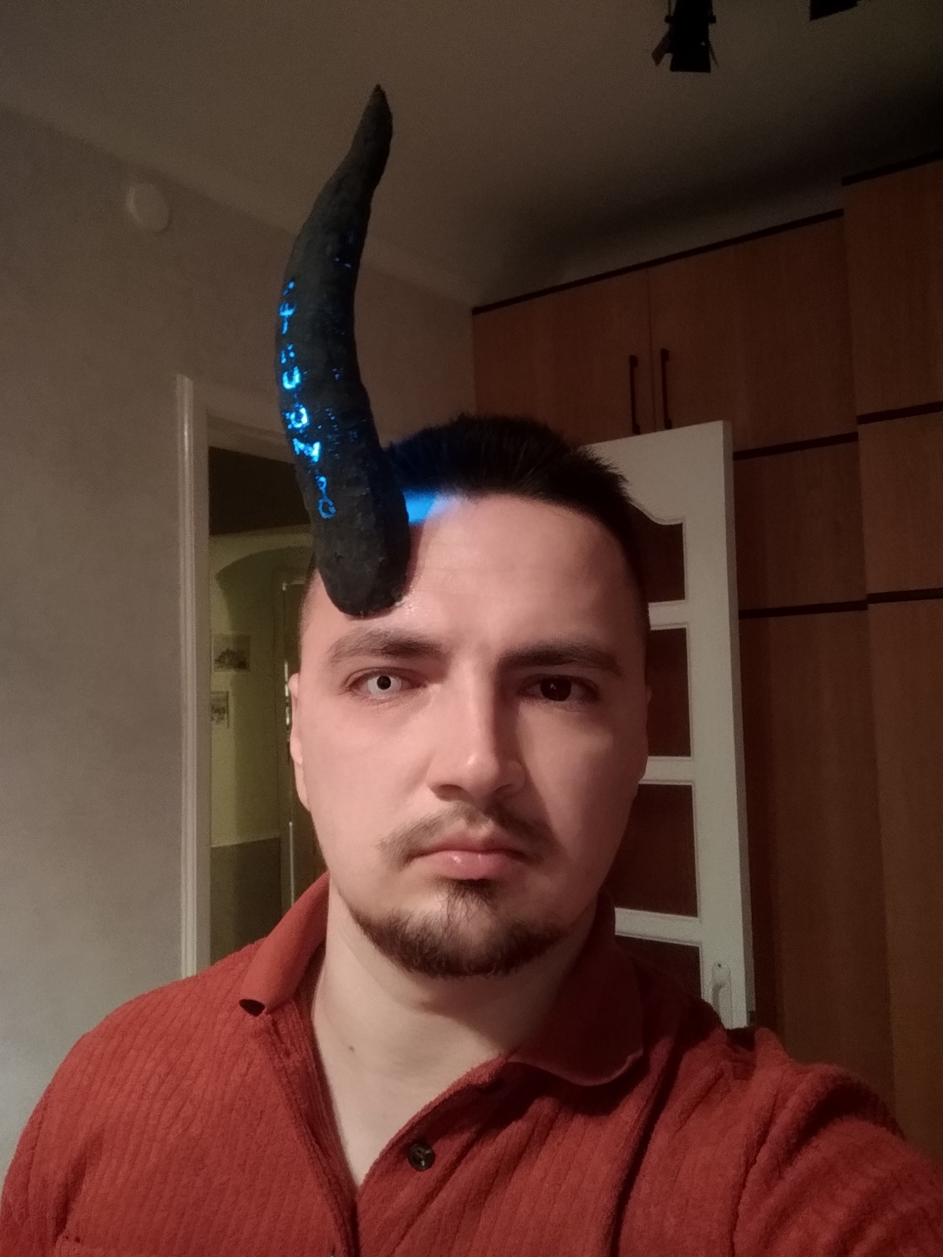 Halloween preparations - My, Longpost, Halloween, Homemade, Horns